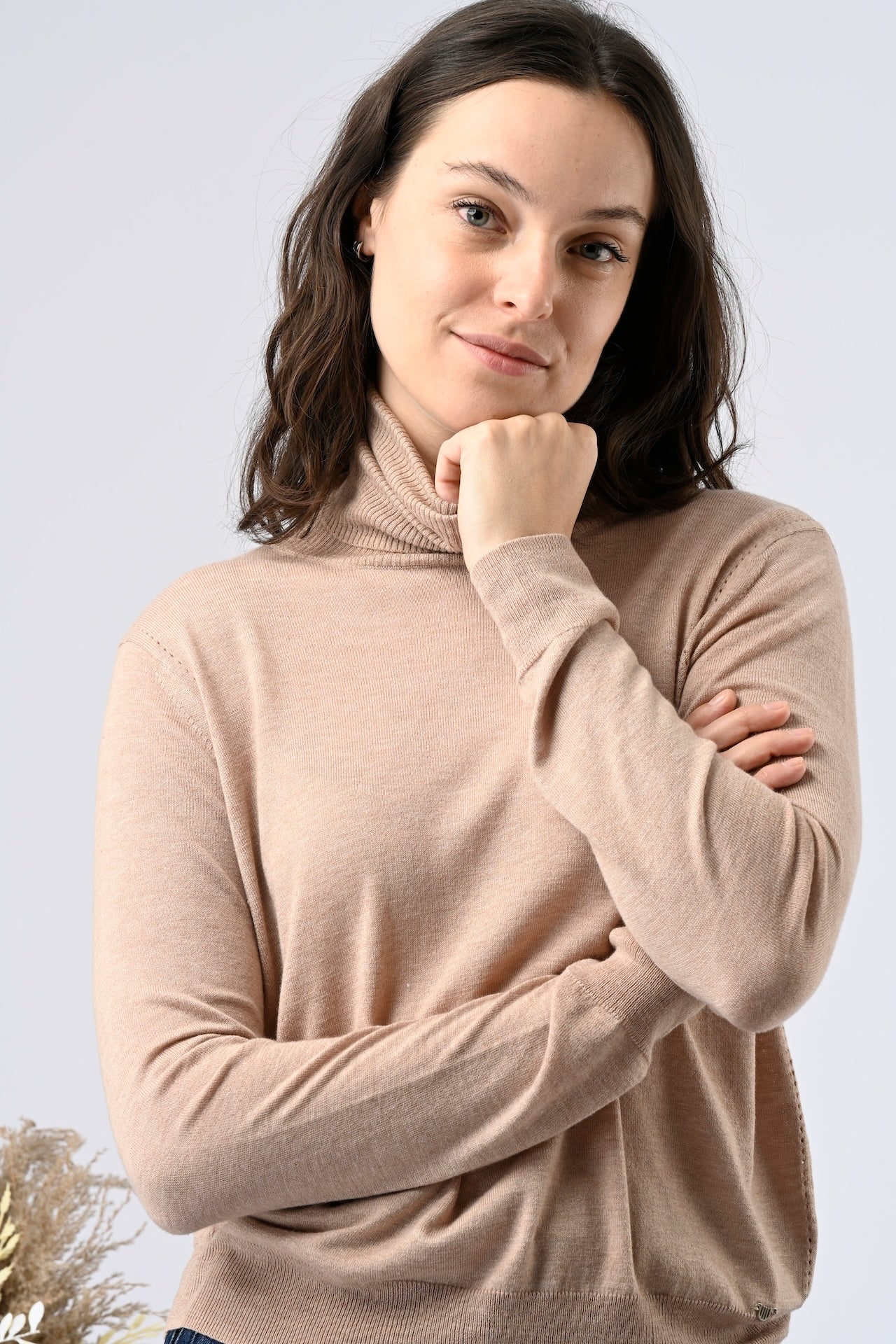ORFEO long sleeve turtle neck jumper.