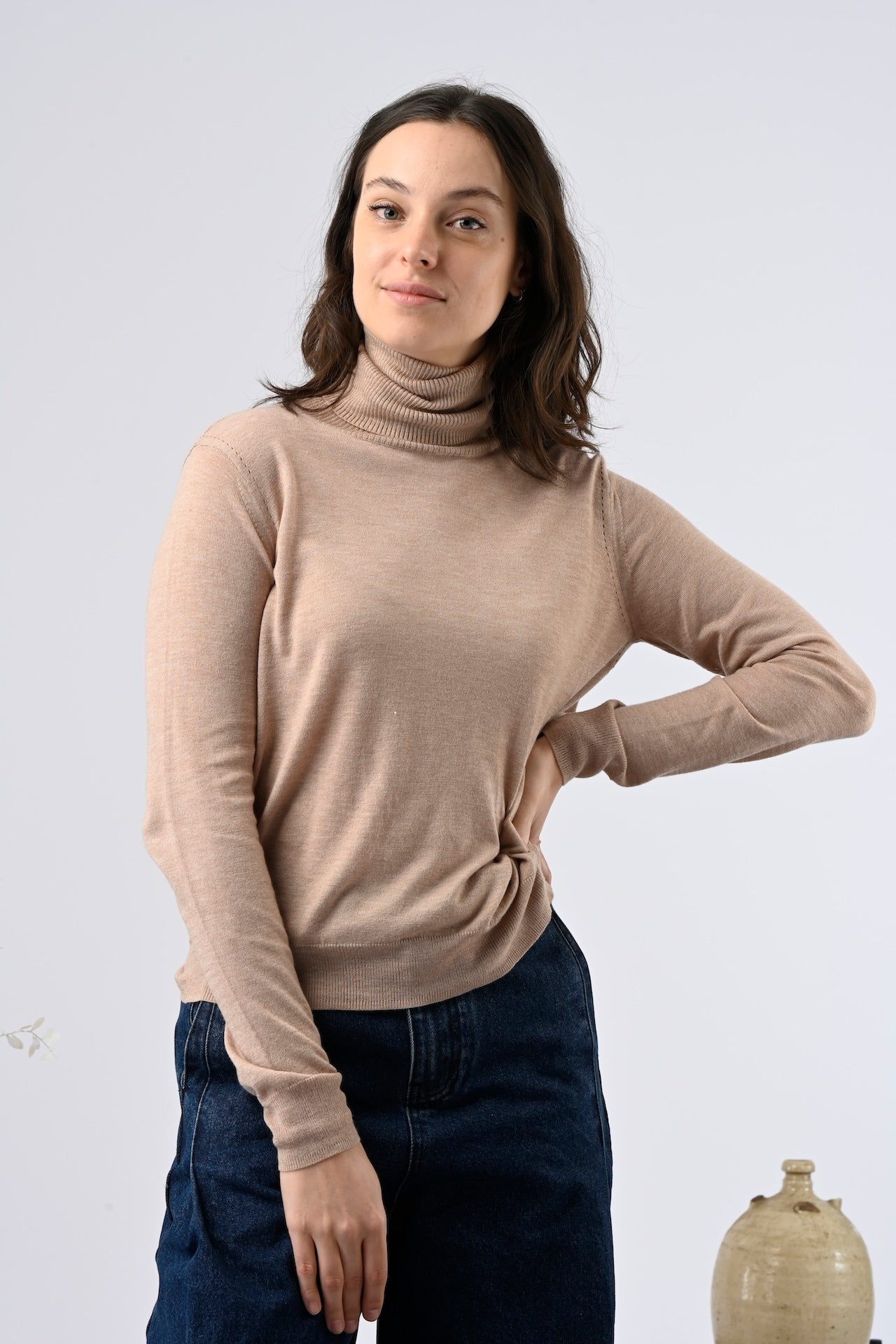 ORFEO long sleeve turtle neck jumper.