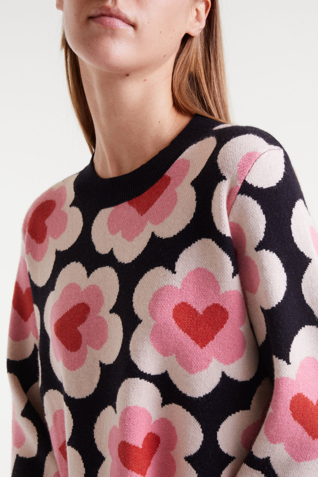 Short Jacquard Knit Dress.