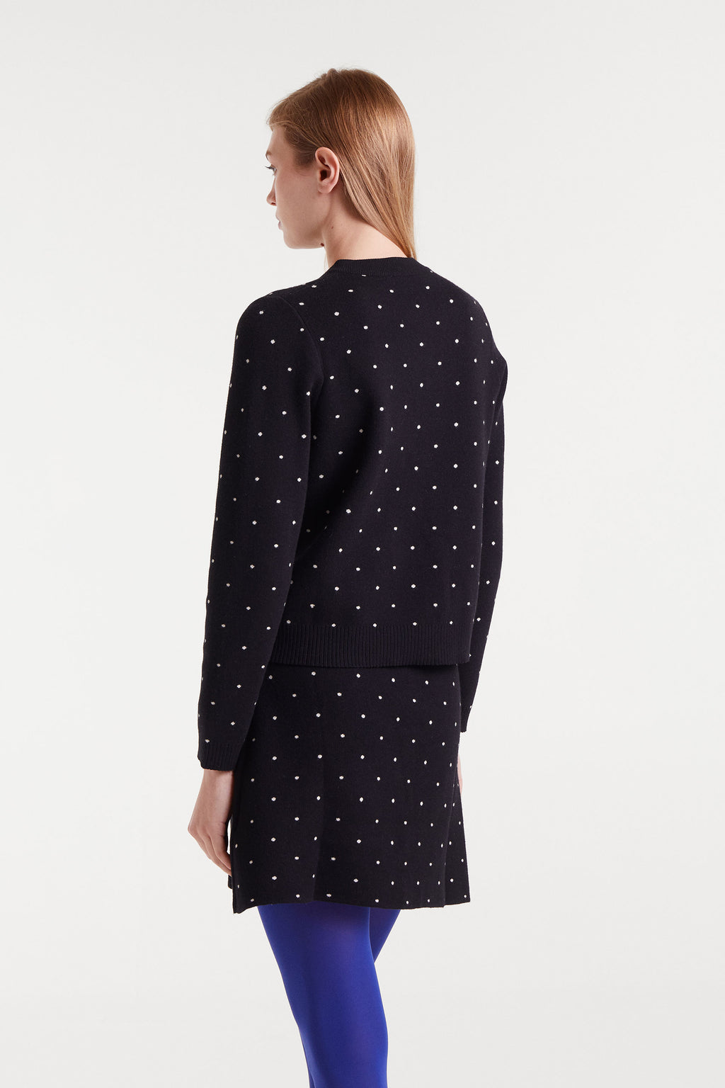 Polka Dots Buttoned Jumper.