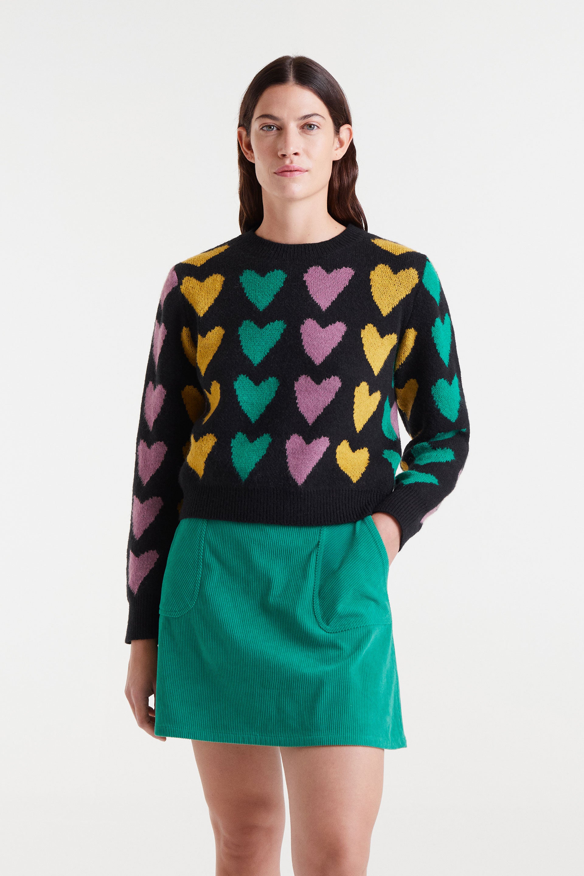 Heart Patern Sweater.