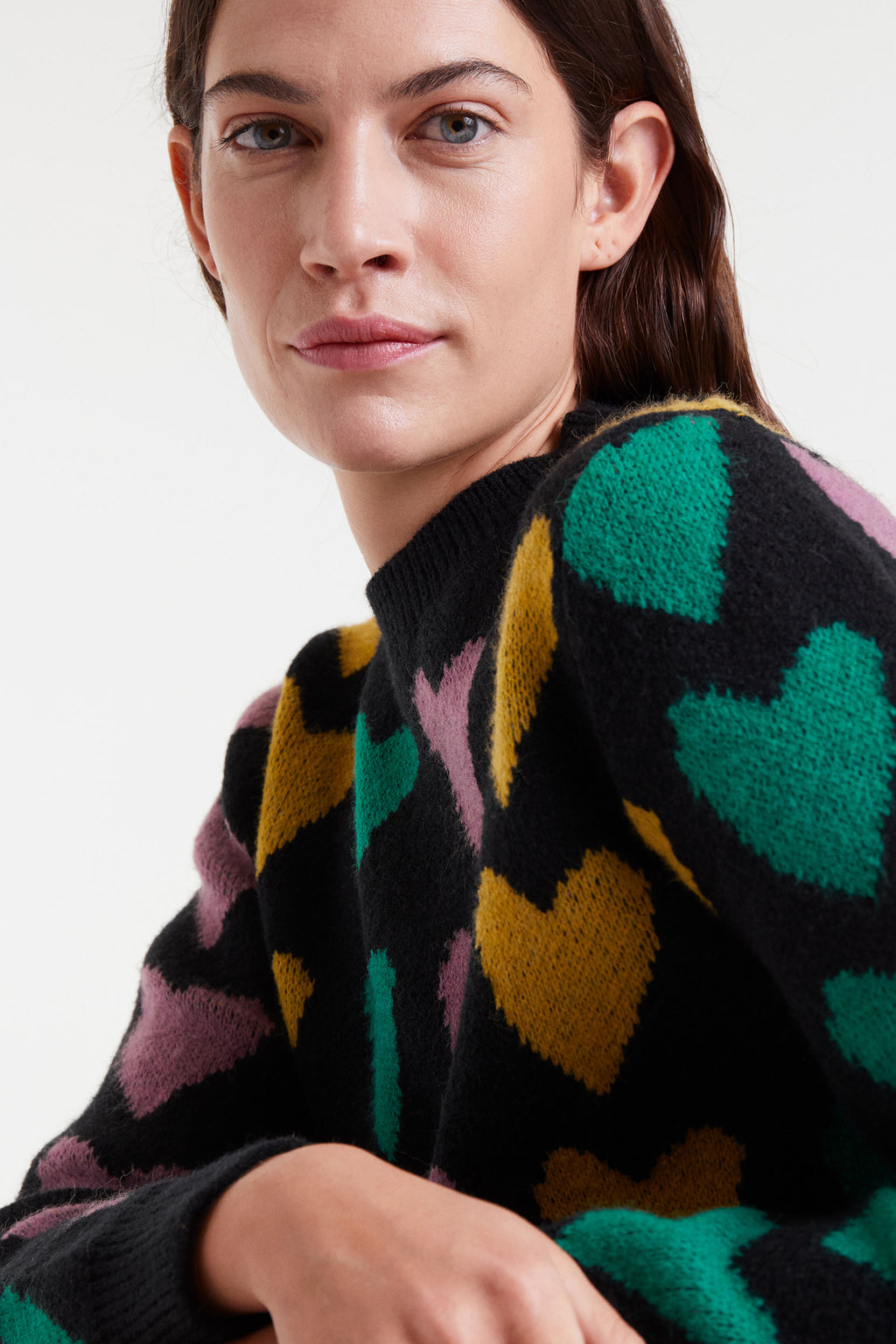 Heart Patern Sweater.