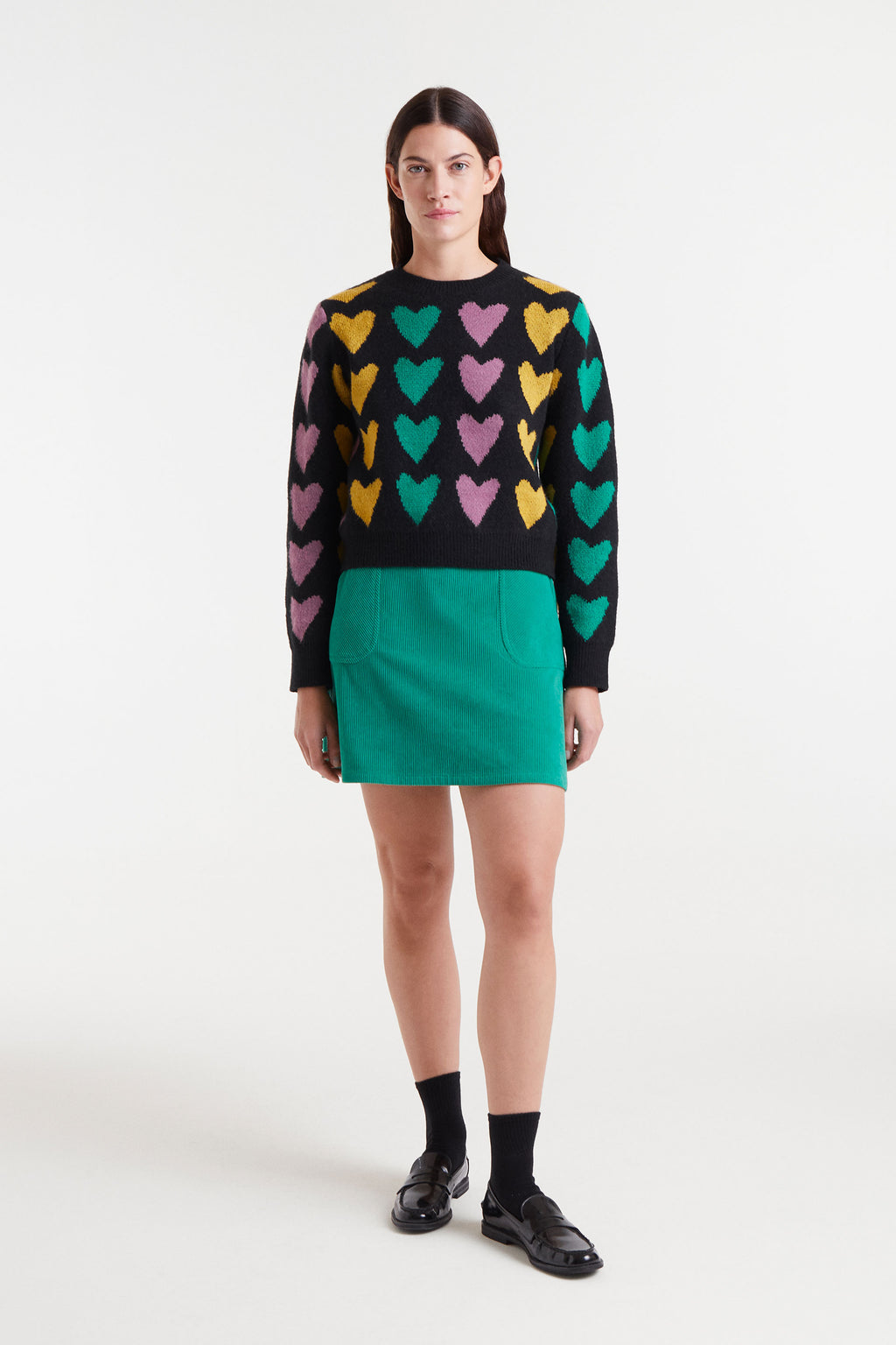 Heart Patern Sweater.