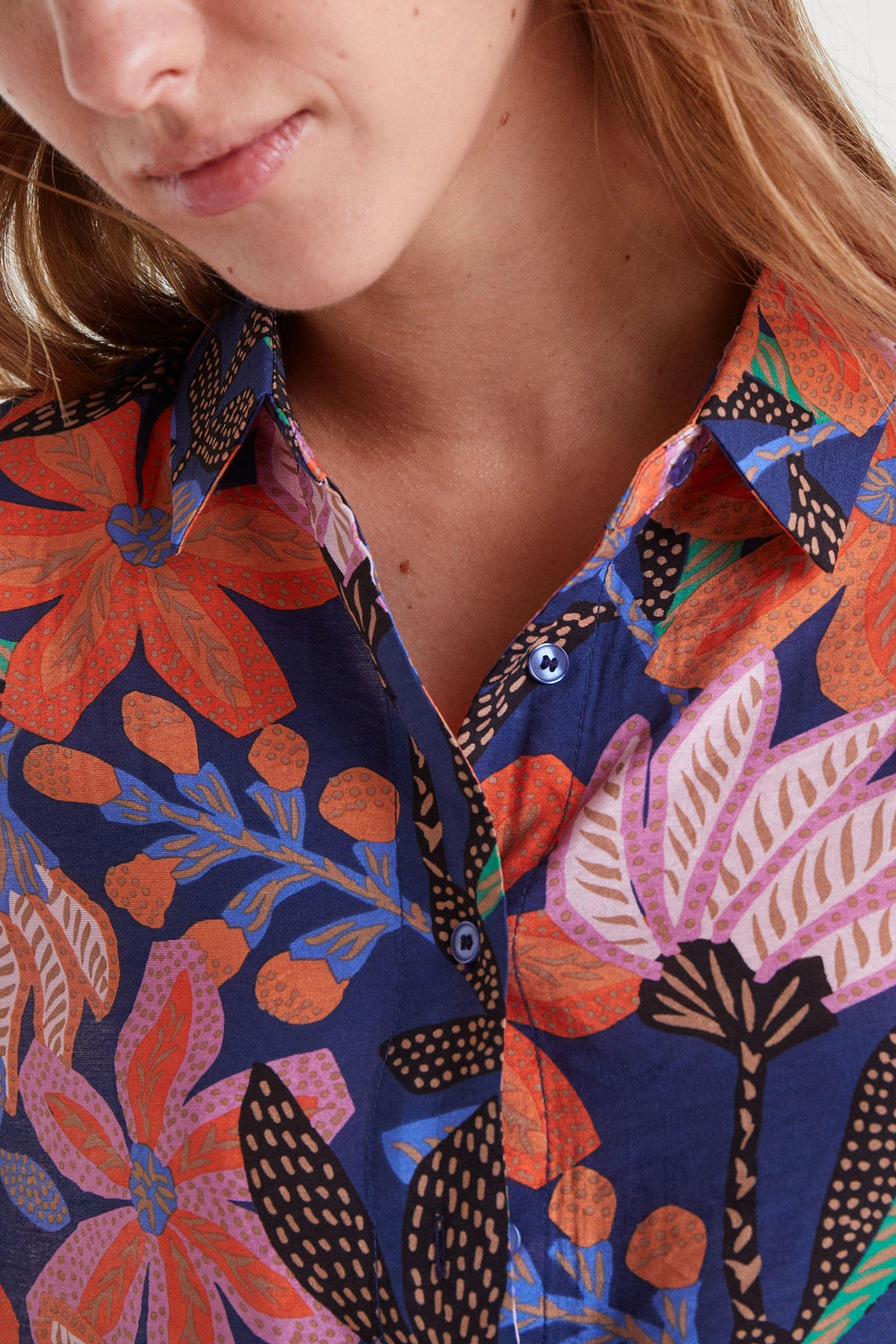 Floral Print Long Sleeve Shirt