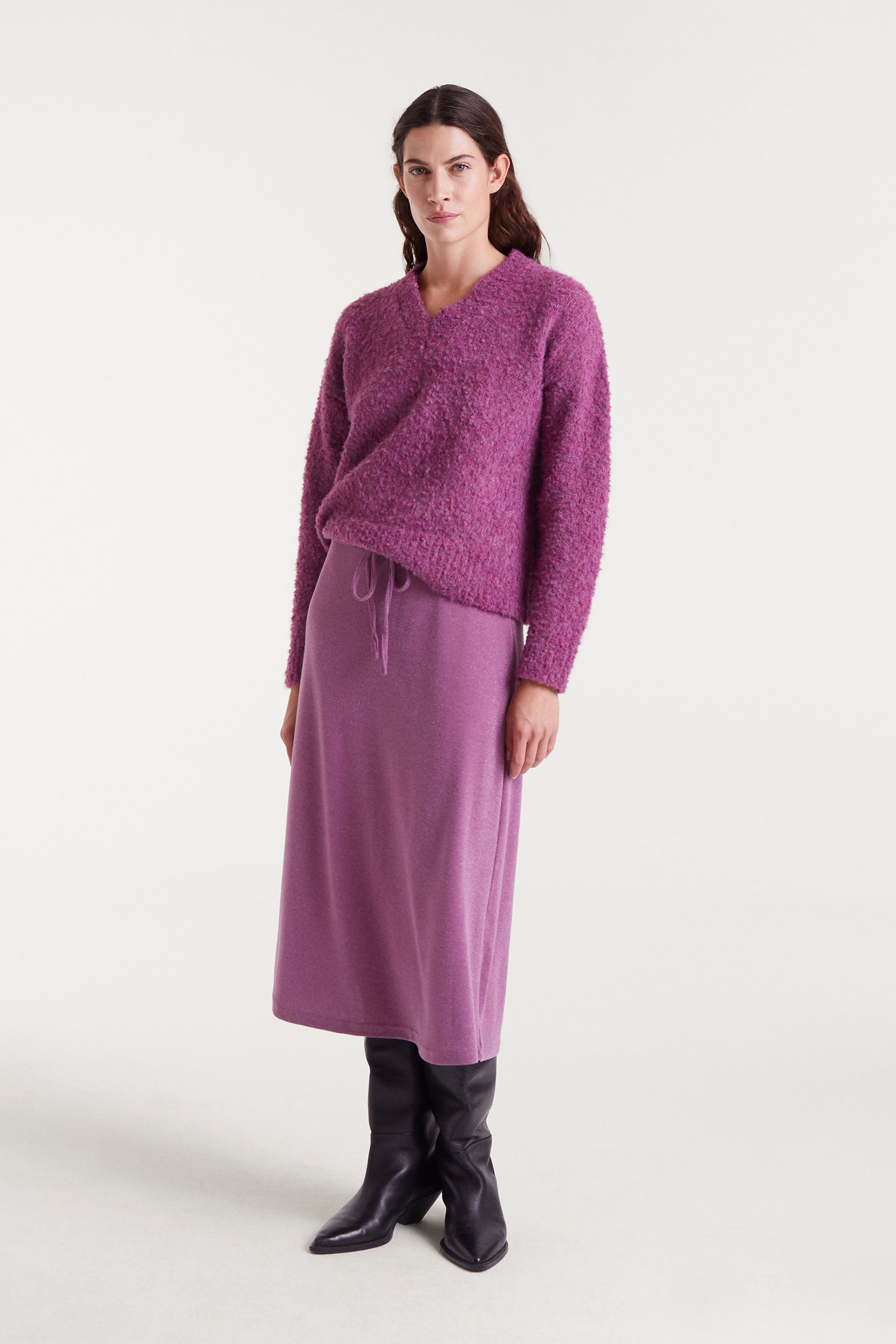 Lilac Midi Skirt