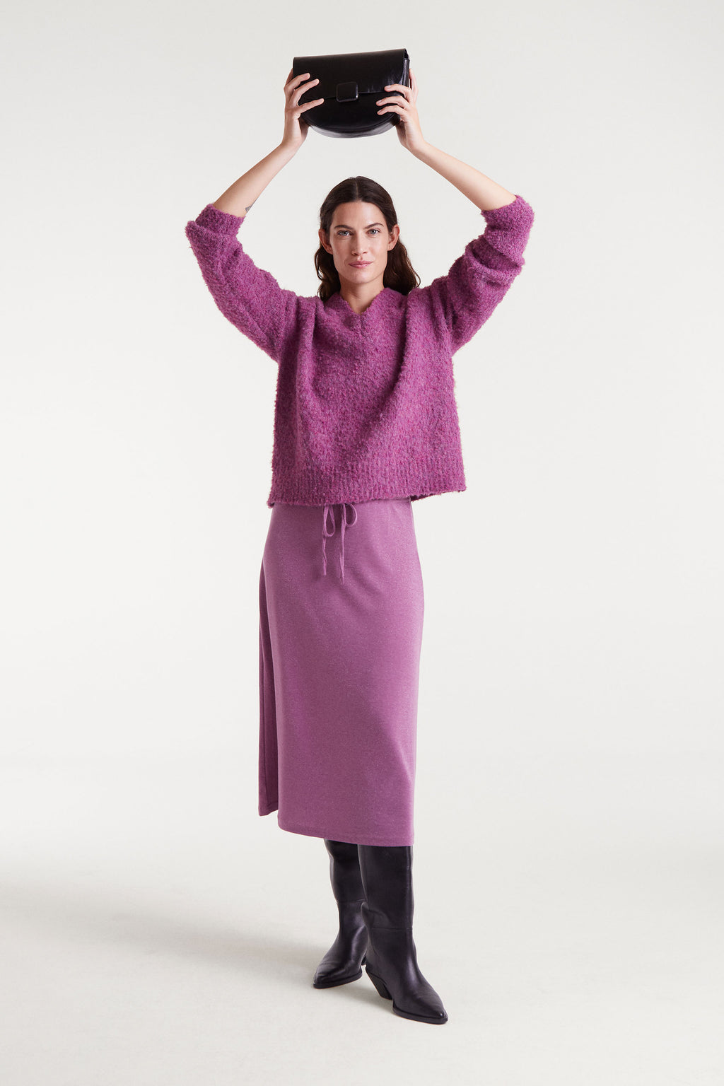 Lilac Midi Skirt