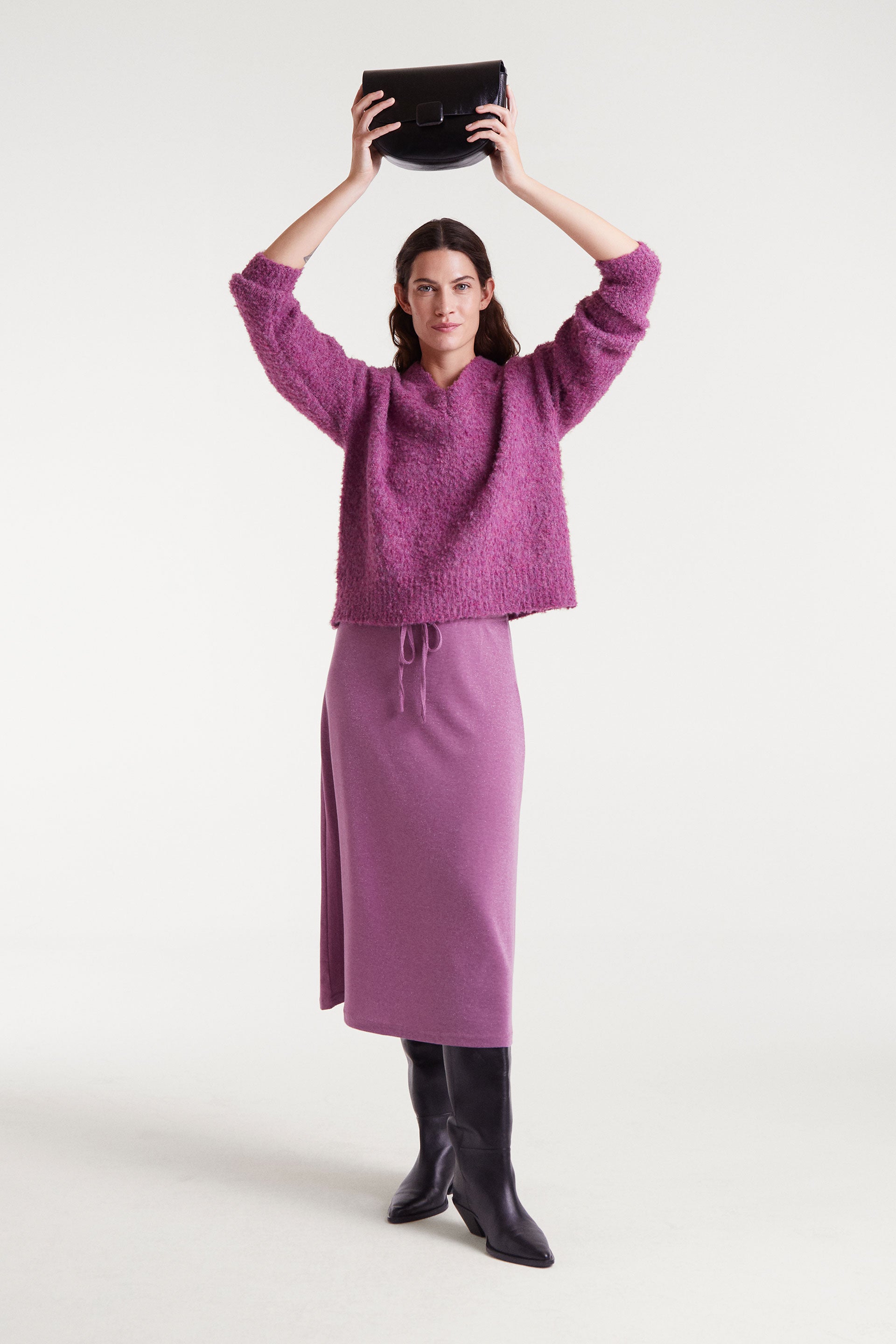Lilac Midi Skirt