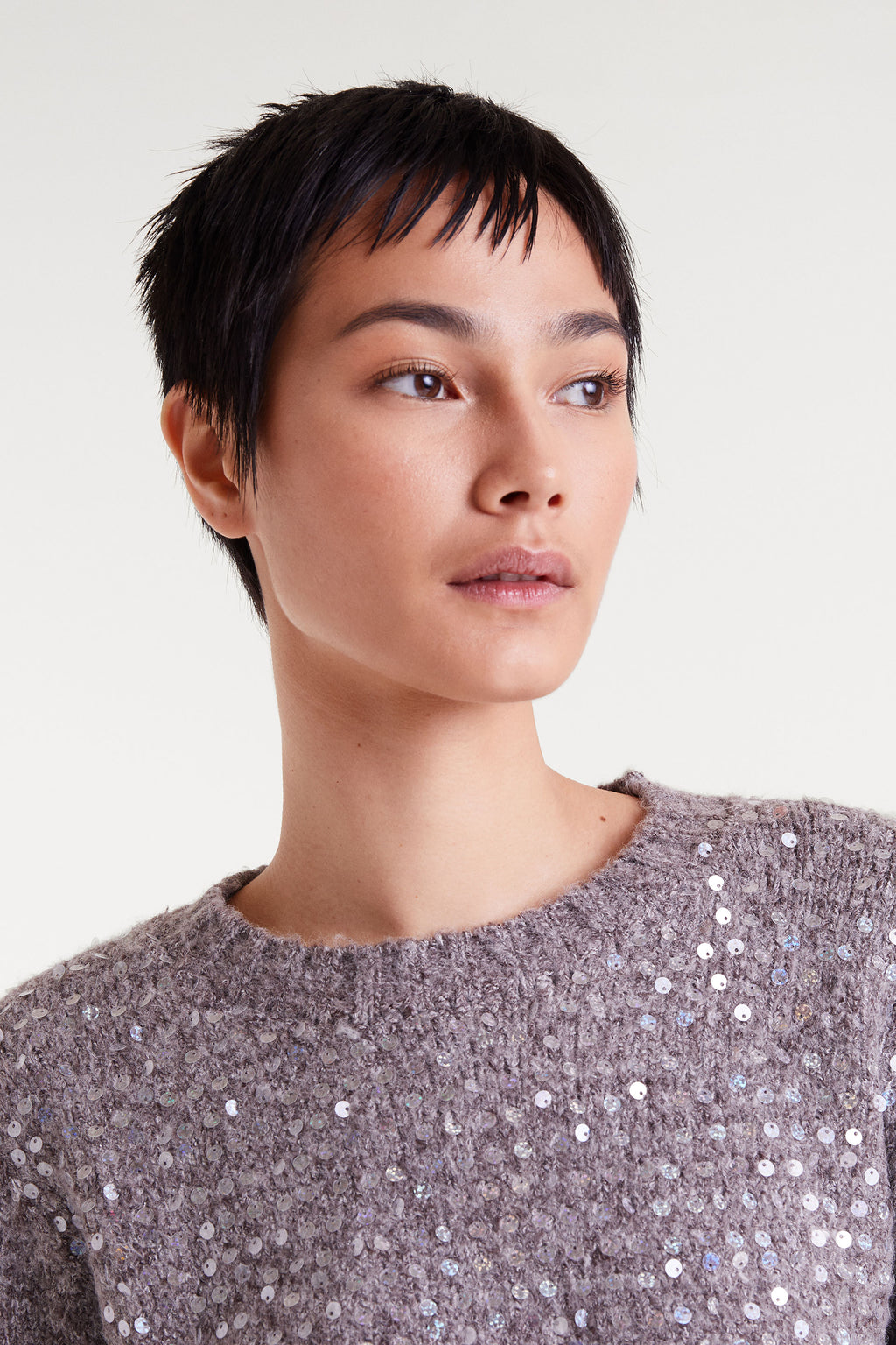 Brown Knit Sweater
