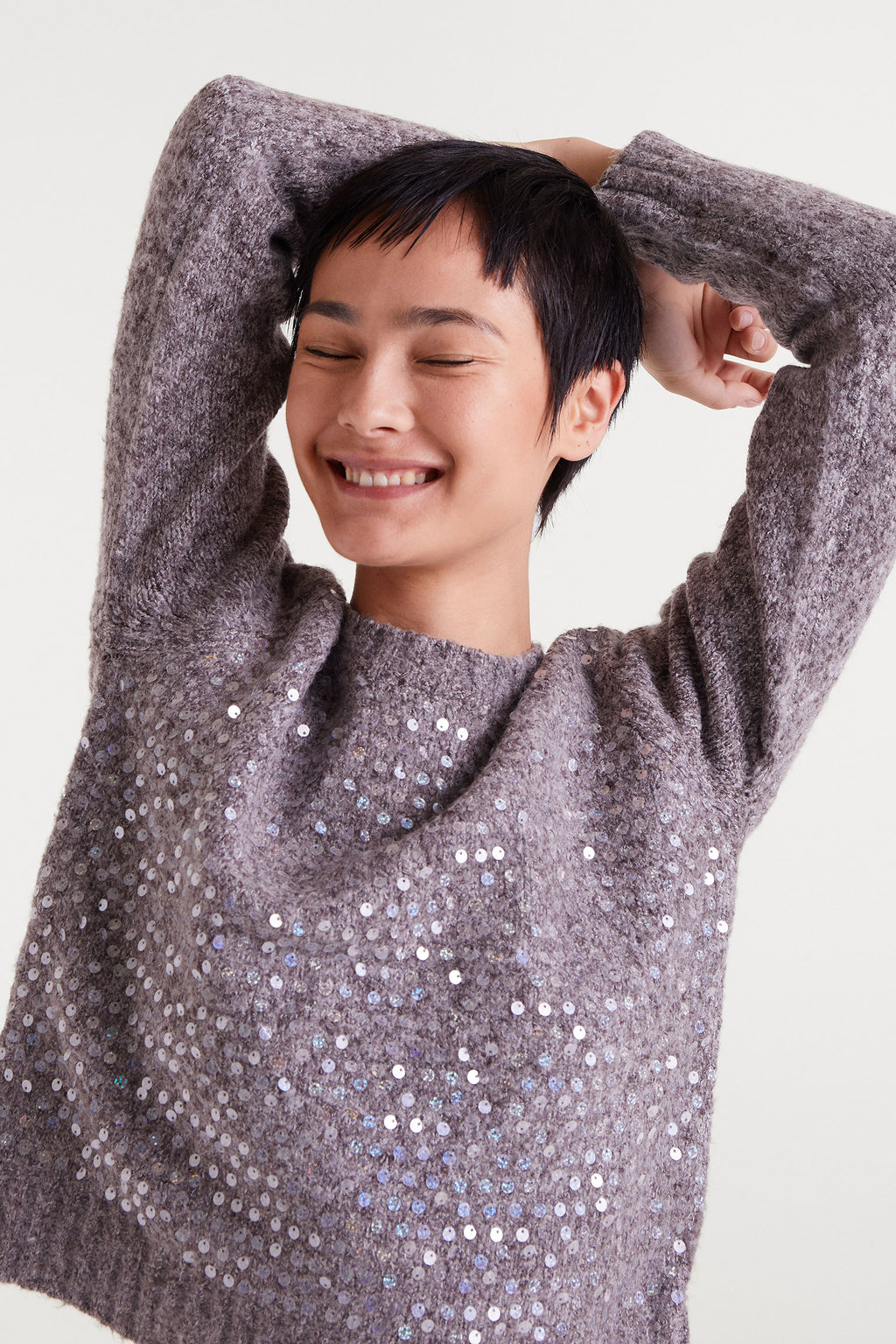 Brown Knit Sweater