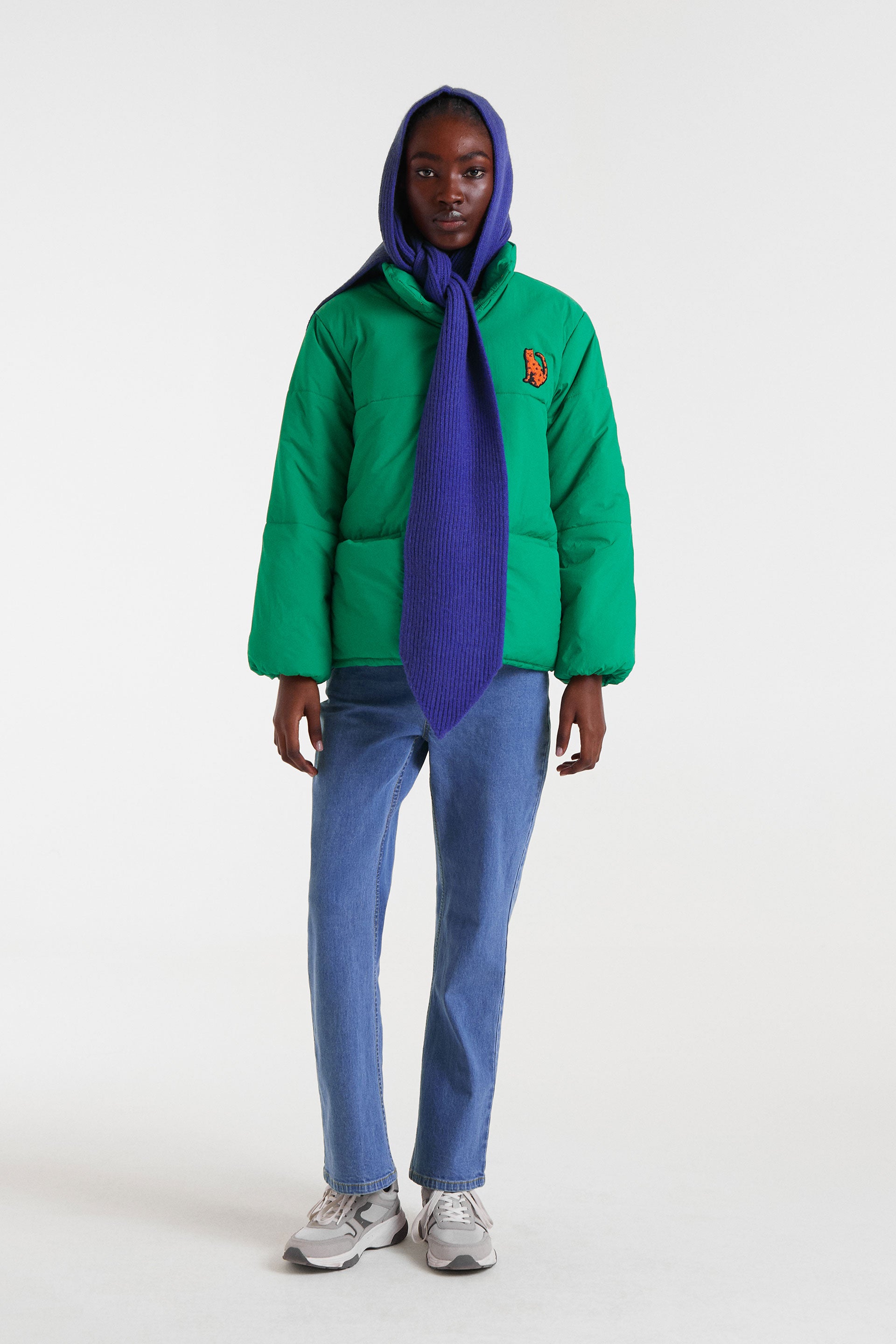Grean Puffer Jacket.