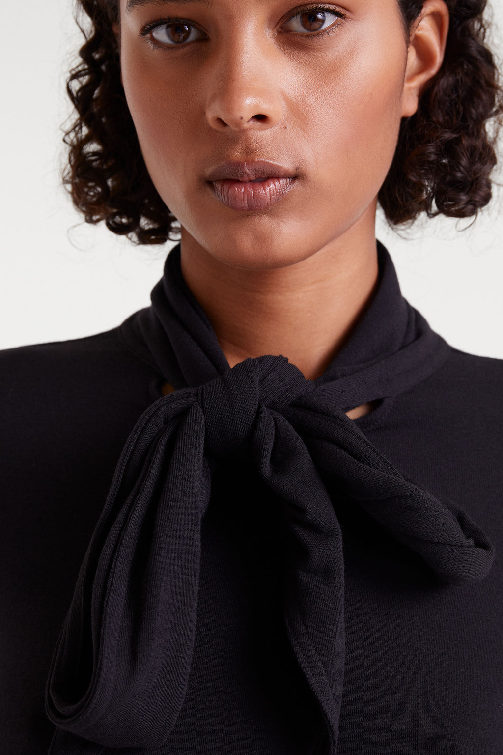 Long Sleeved Black Blouse