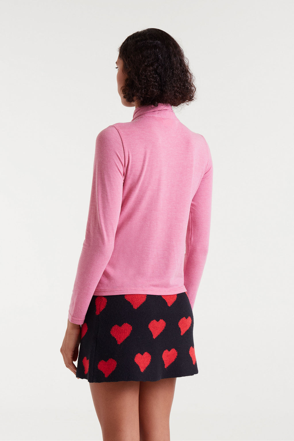 Long Sleeved Pink Blouse