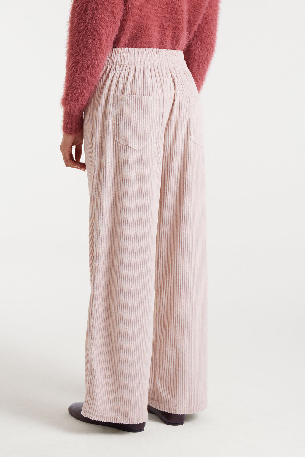 Corduroy Ecru Trousers