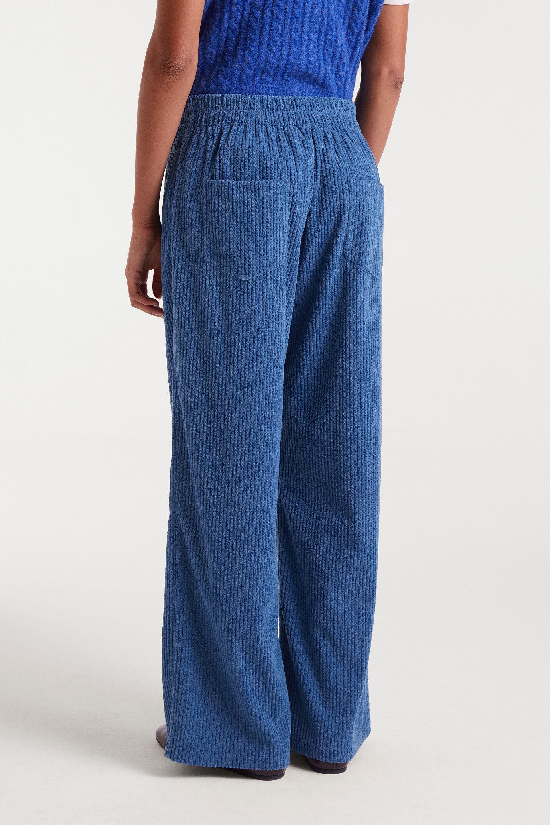 Corduroy Blue Trousers