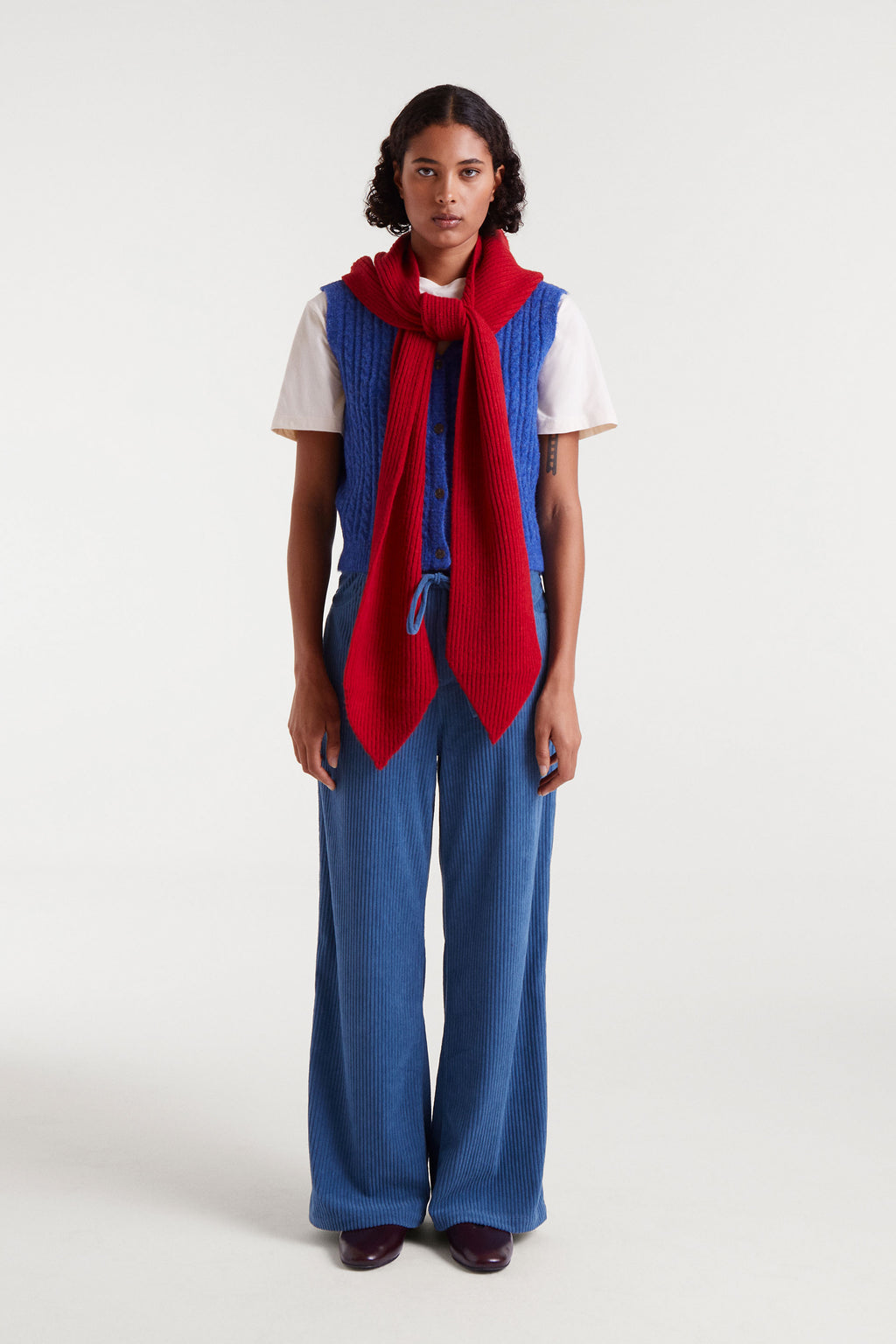 Corduroy Blue Trousers