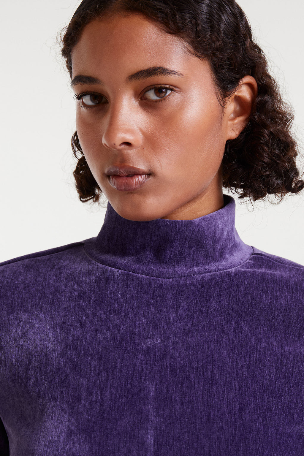 Purple Velvet Top