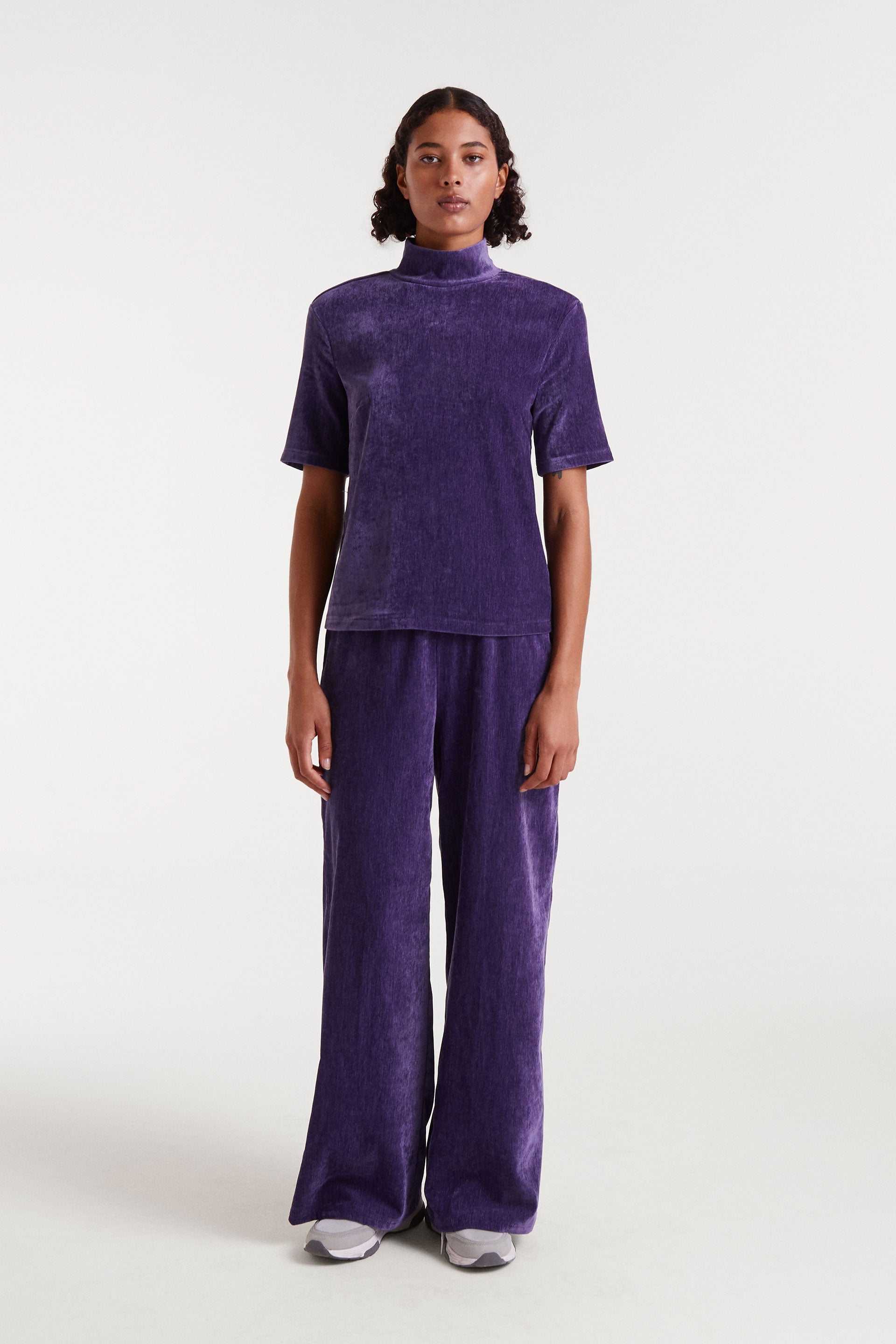 Purple Velvet Top