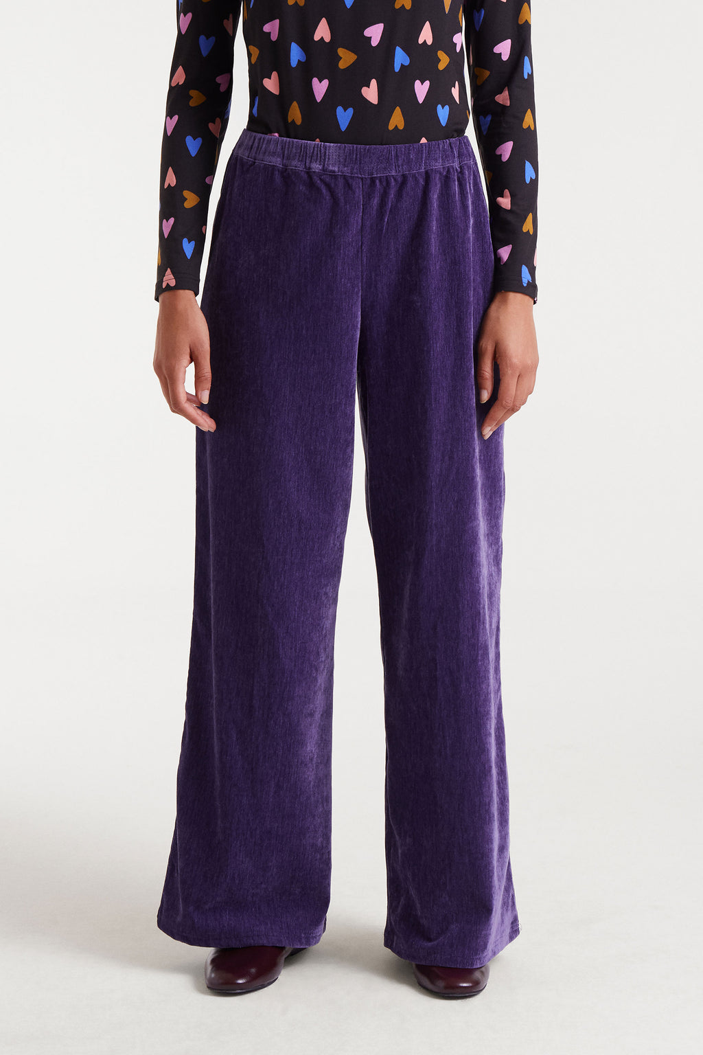 Purple Velvet Trousers