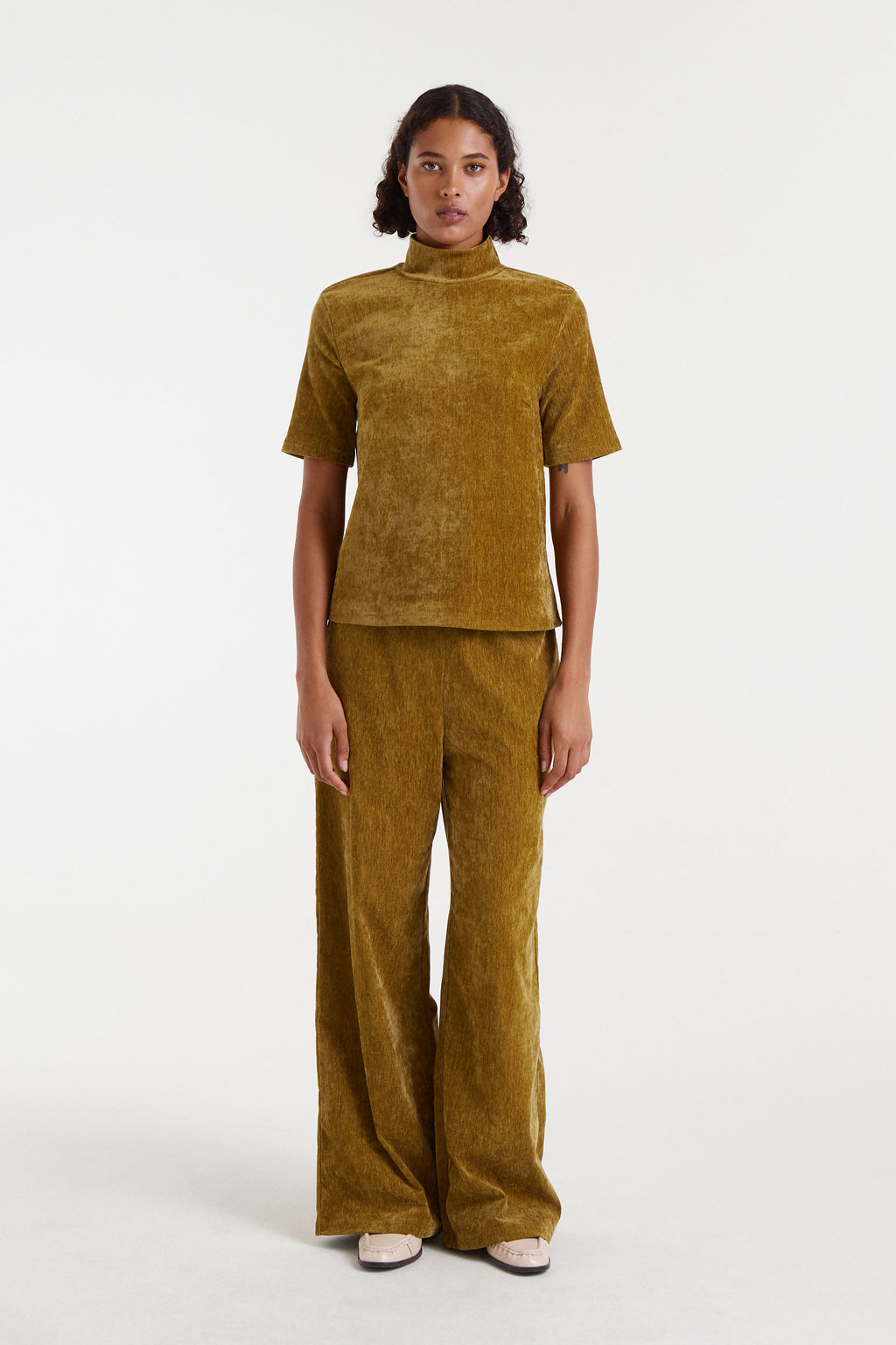 Velvet Ocher Top