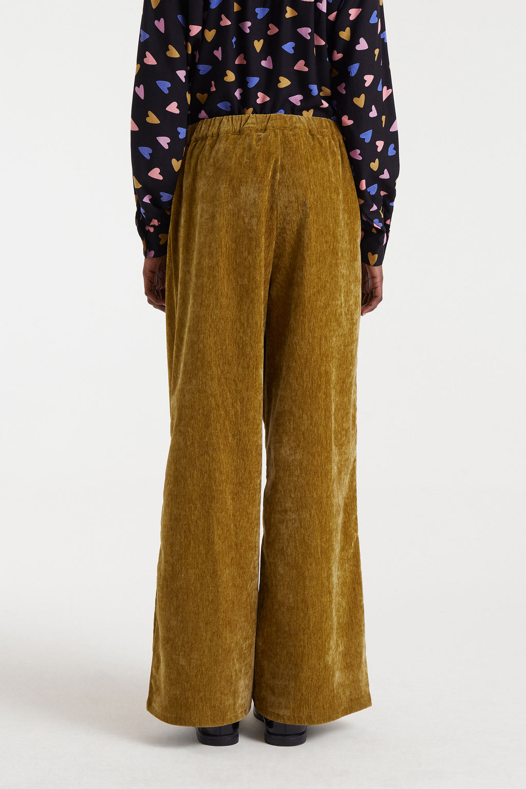 Ocher Velvet Trousers