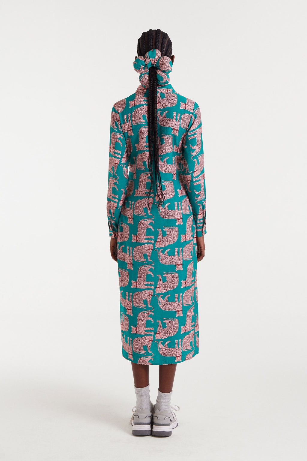 Leapord Midi Dress