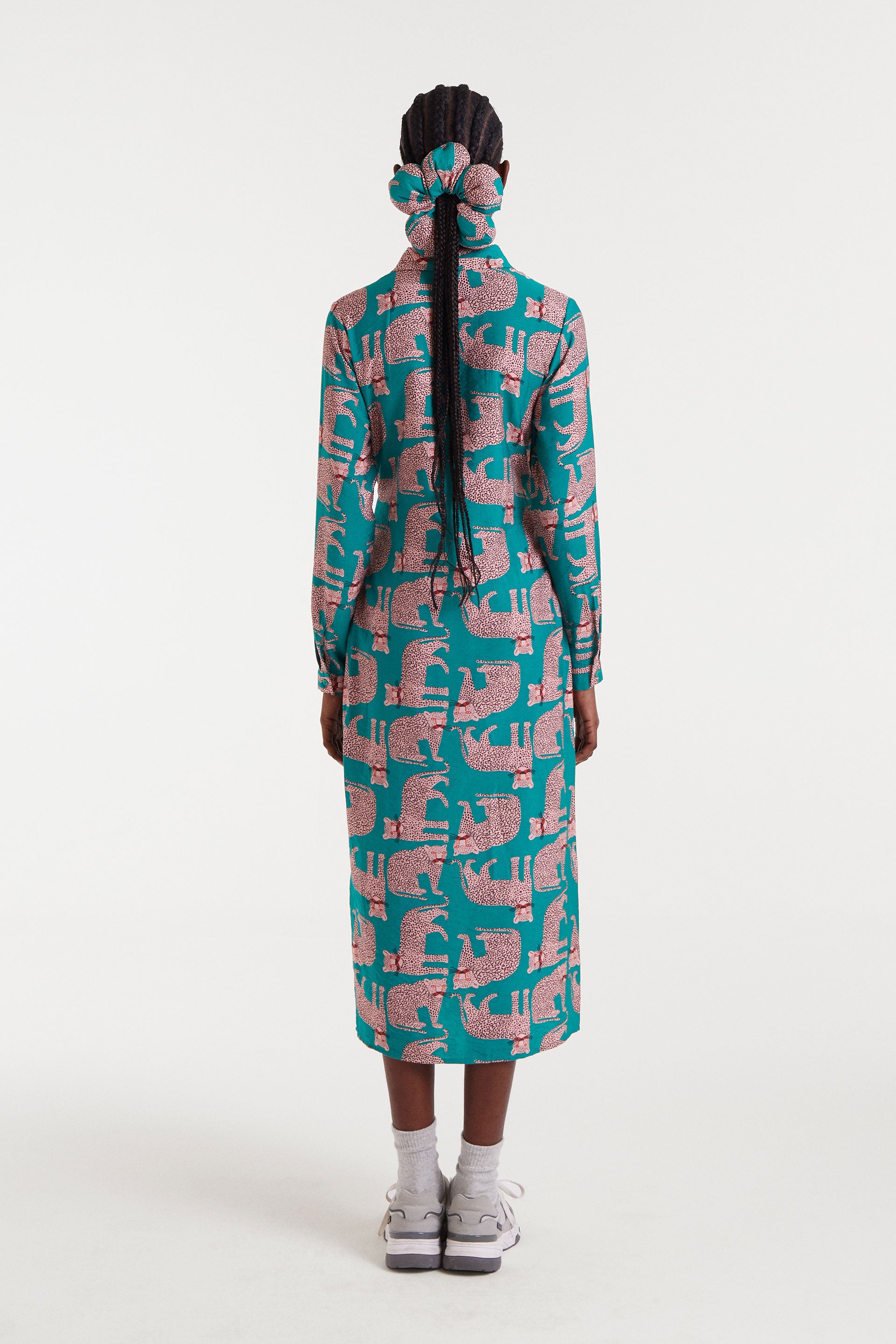 Leapord Midi Dress