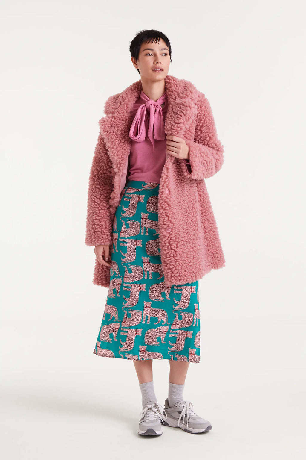 Midi Leapord Skirt