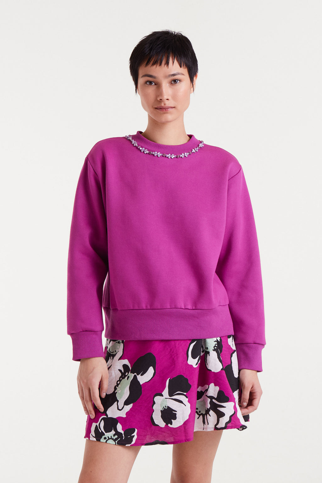 Magenta Diamante Jumper