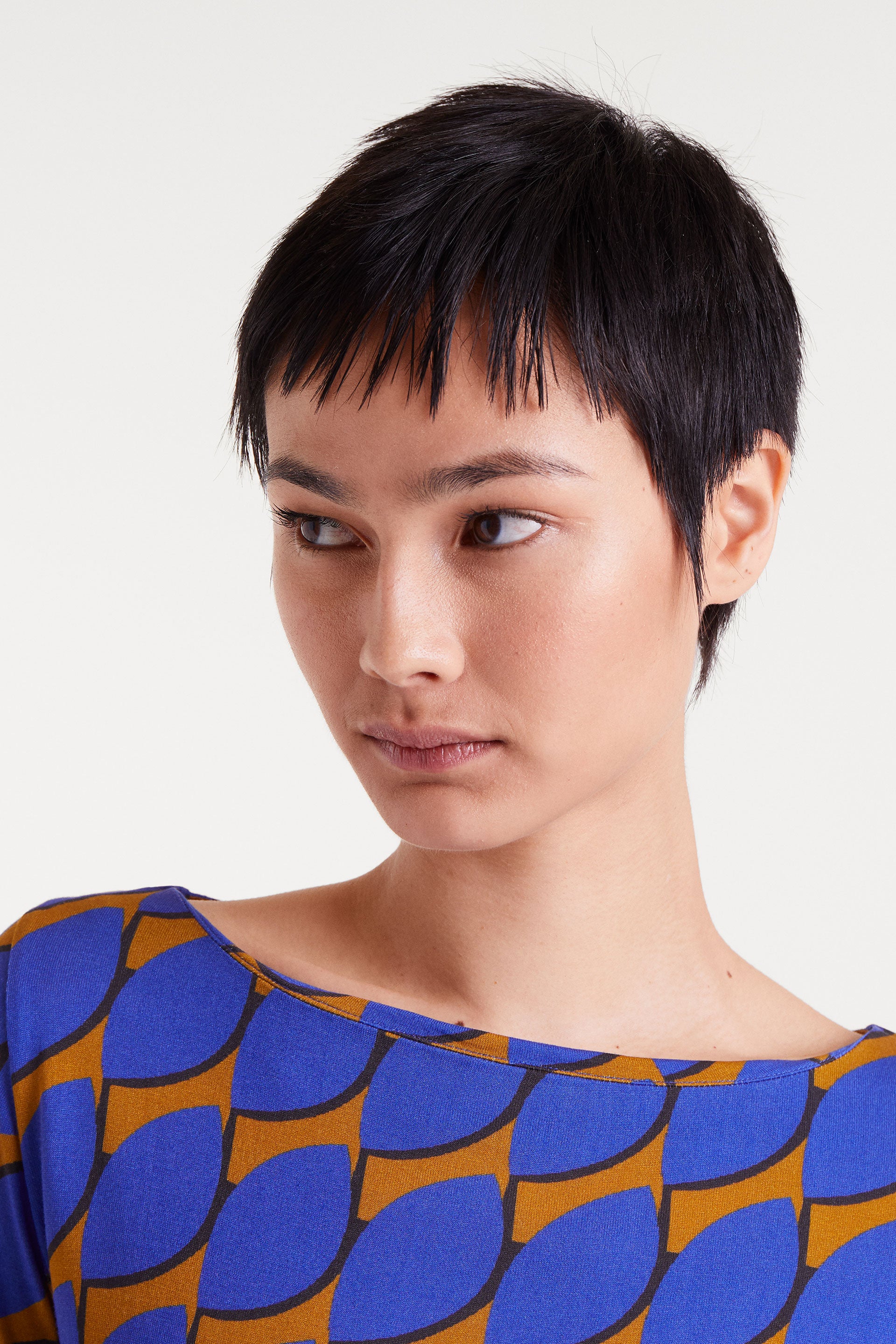 Blue and Mustard Top