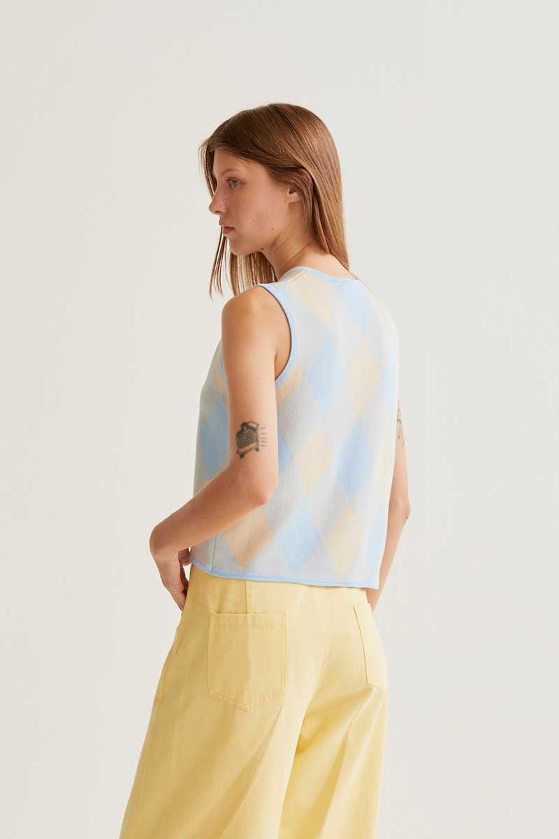 Knit Button Top