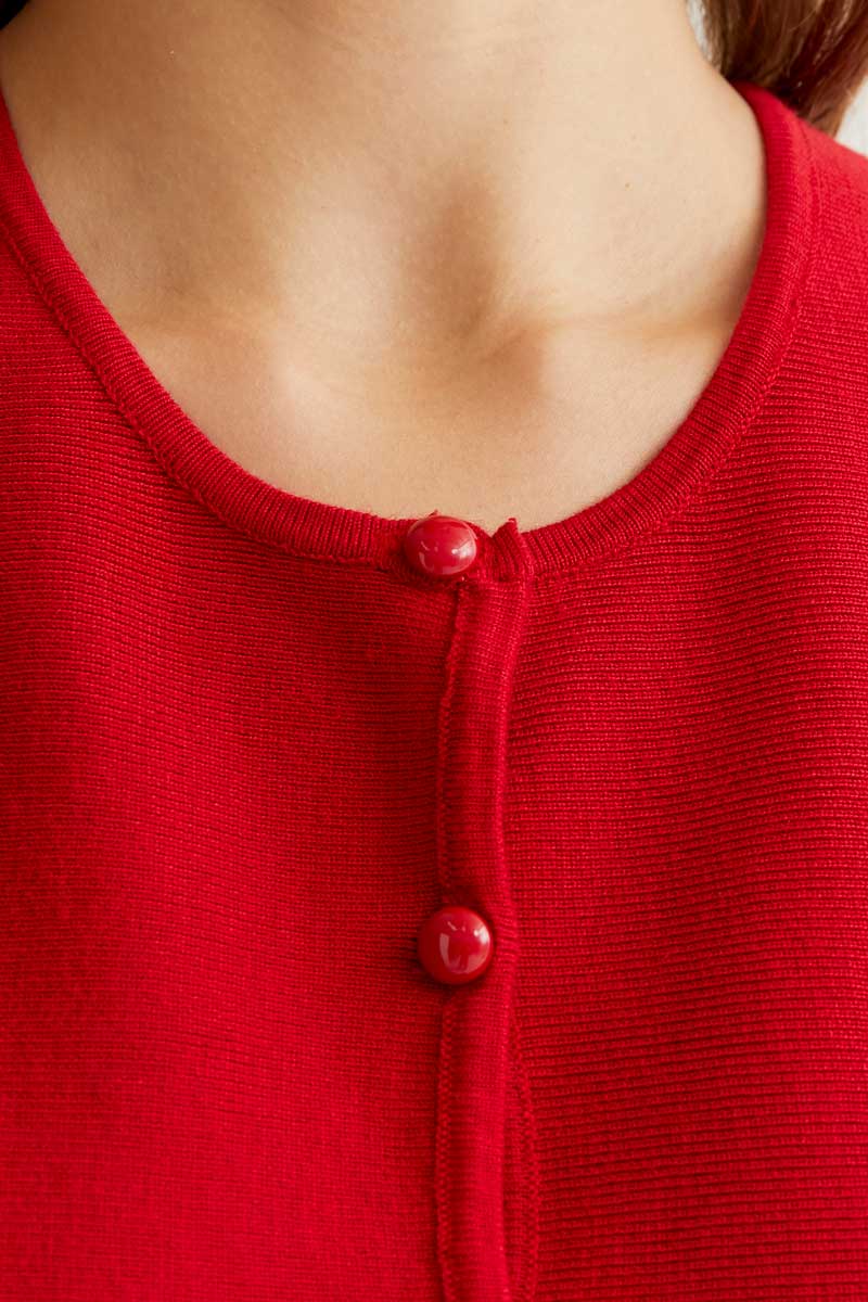 Red Knited Vest