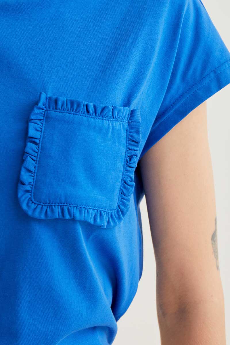 Blue Cotton T-Shirt