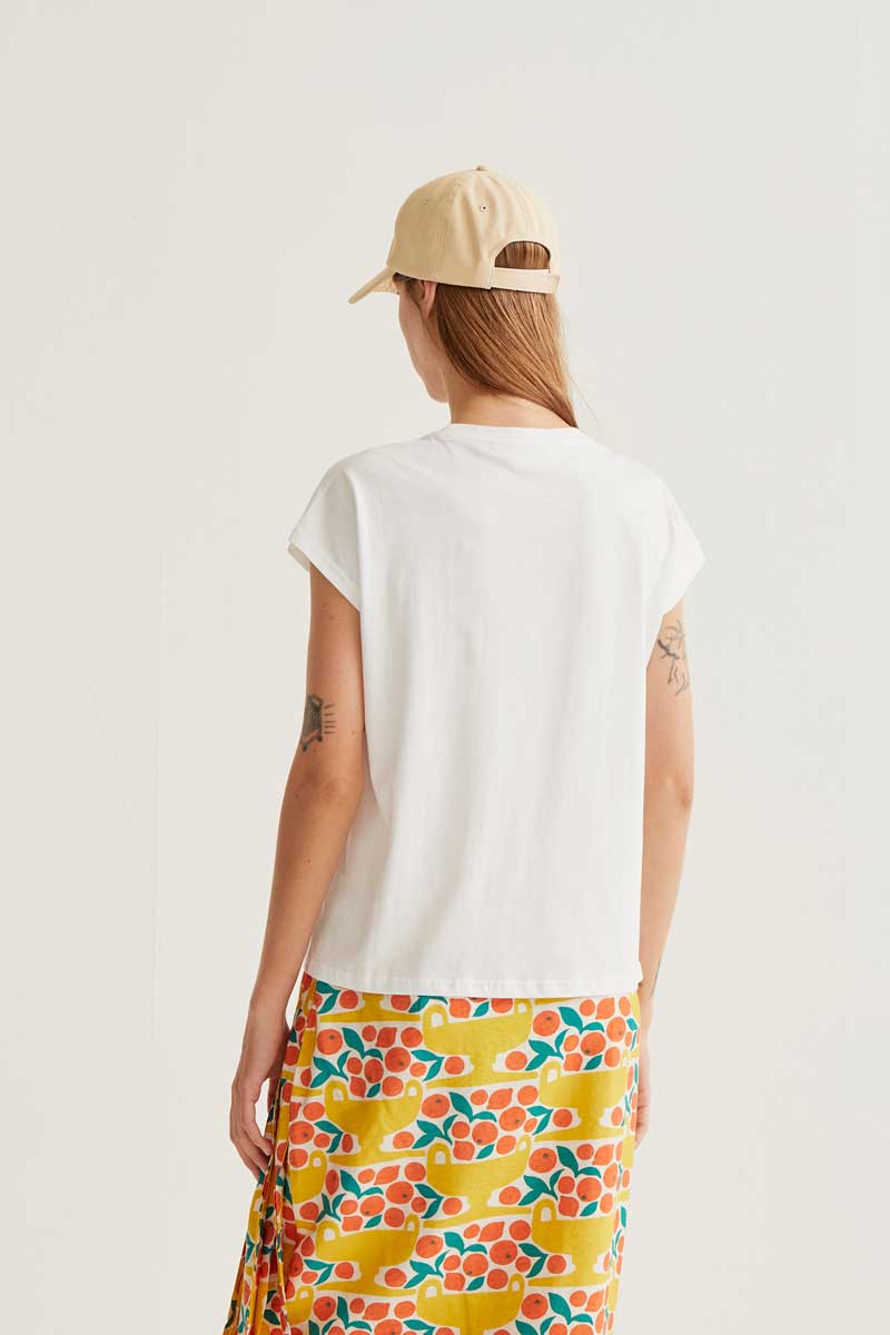 White Cotton T-Shirt