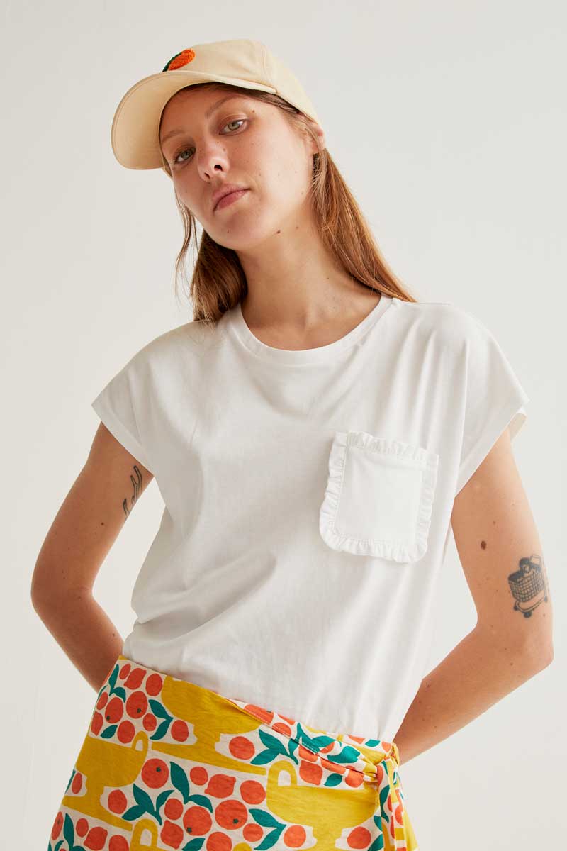 White Cotton T-Shirt