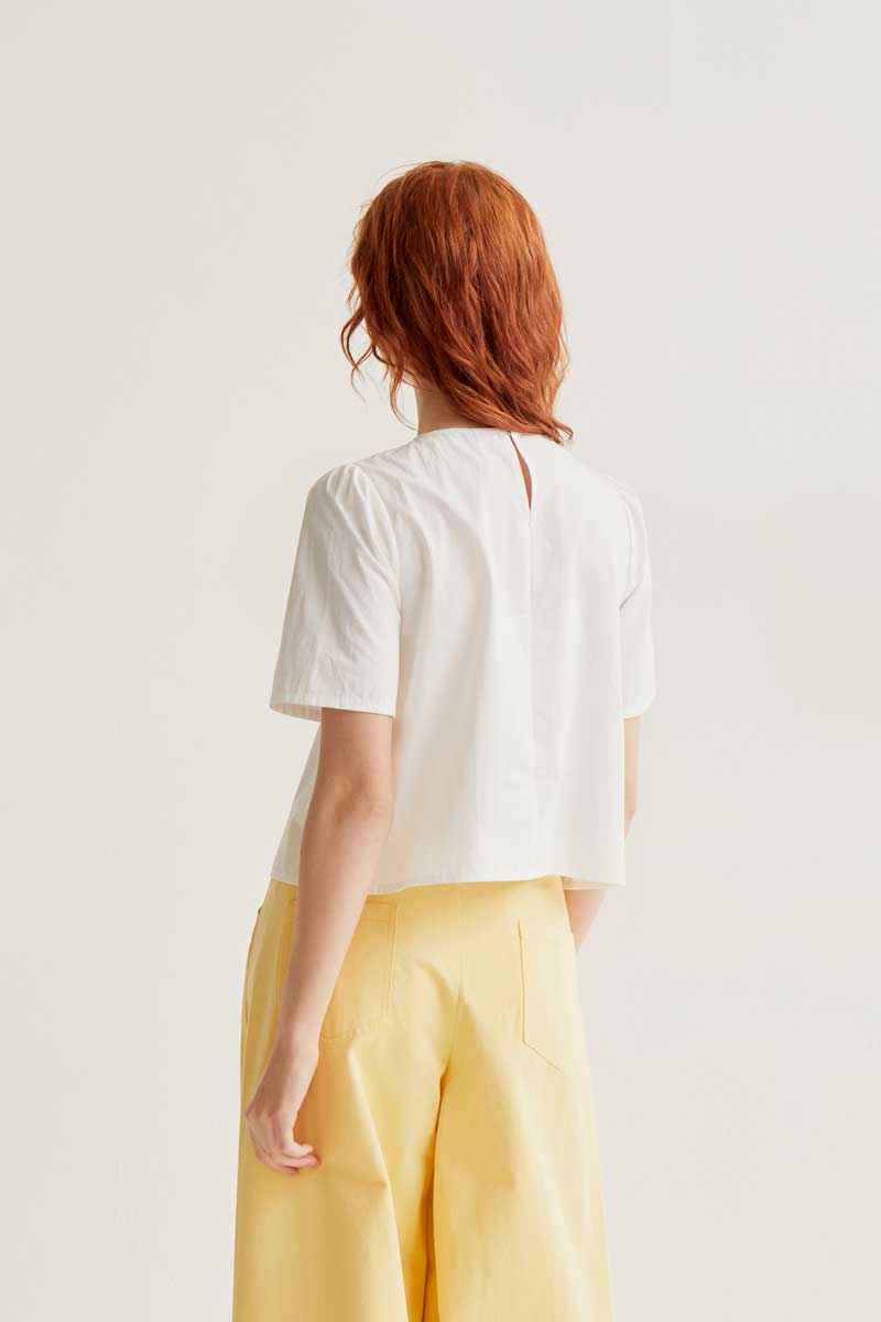 White 100% Cotton Top