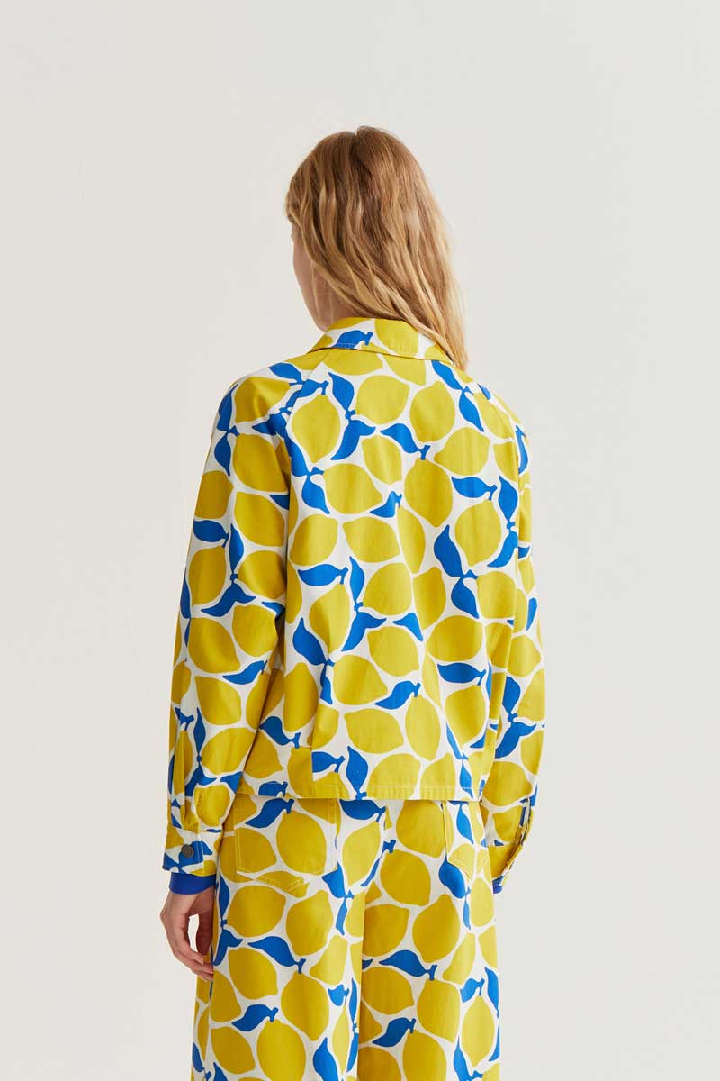 Lemon Print Jacket
