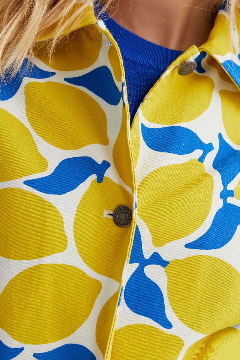 Lemon Print Jacket