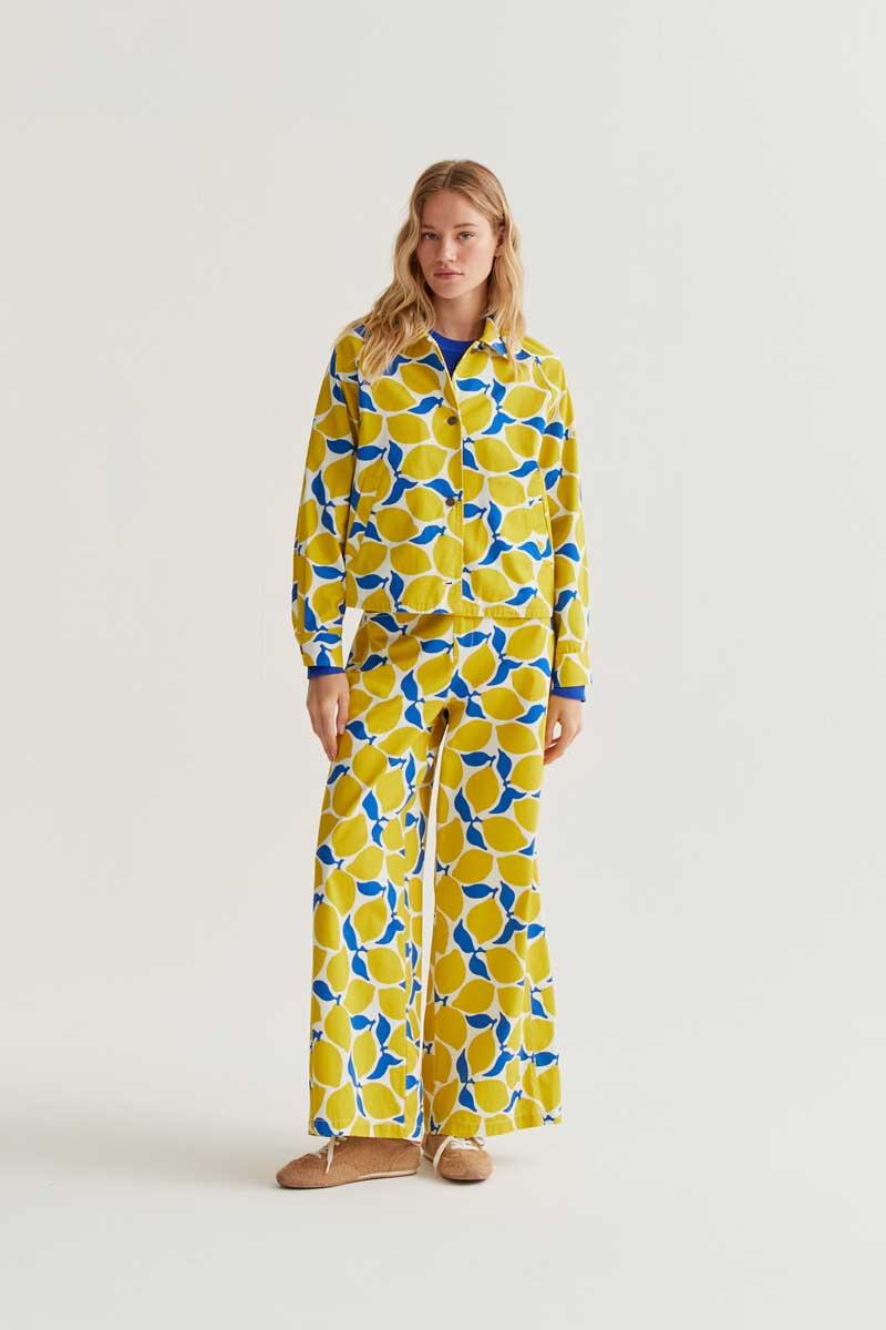 Lemon Print Jacket