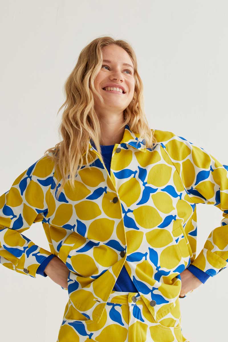 Lemon Print Jacket