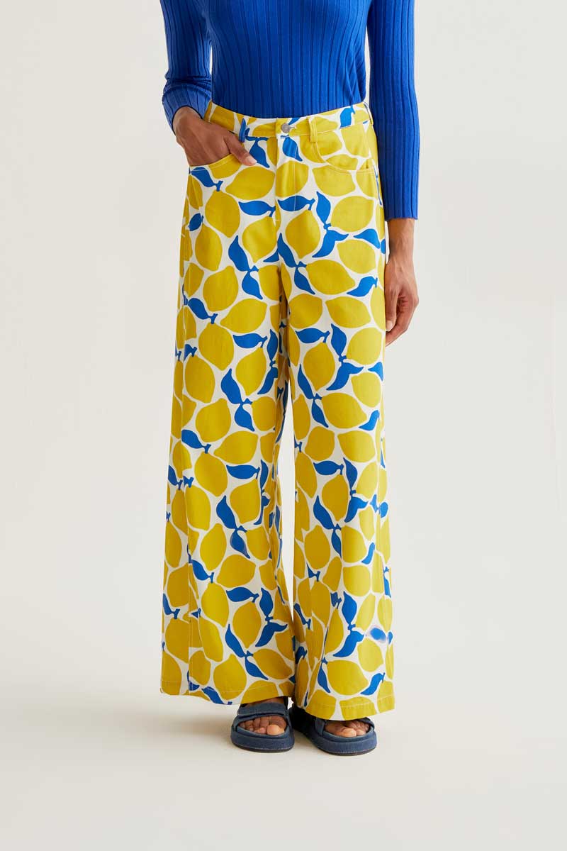 Trousers With Lemon Print