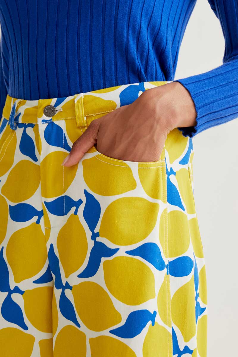 Trousers With Lemon Print