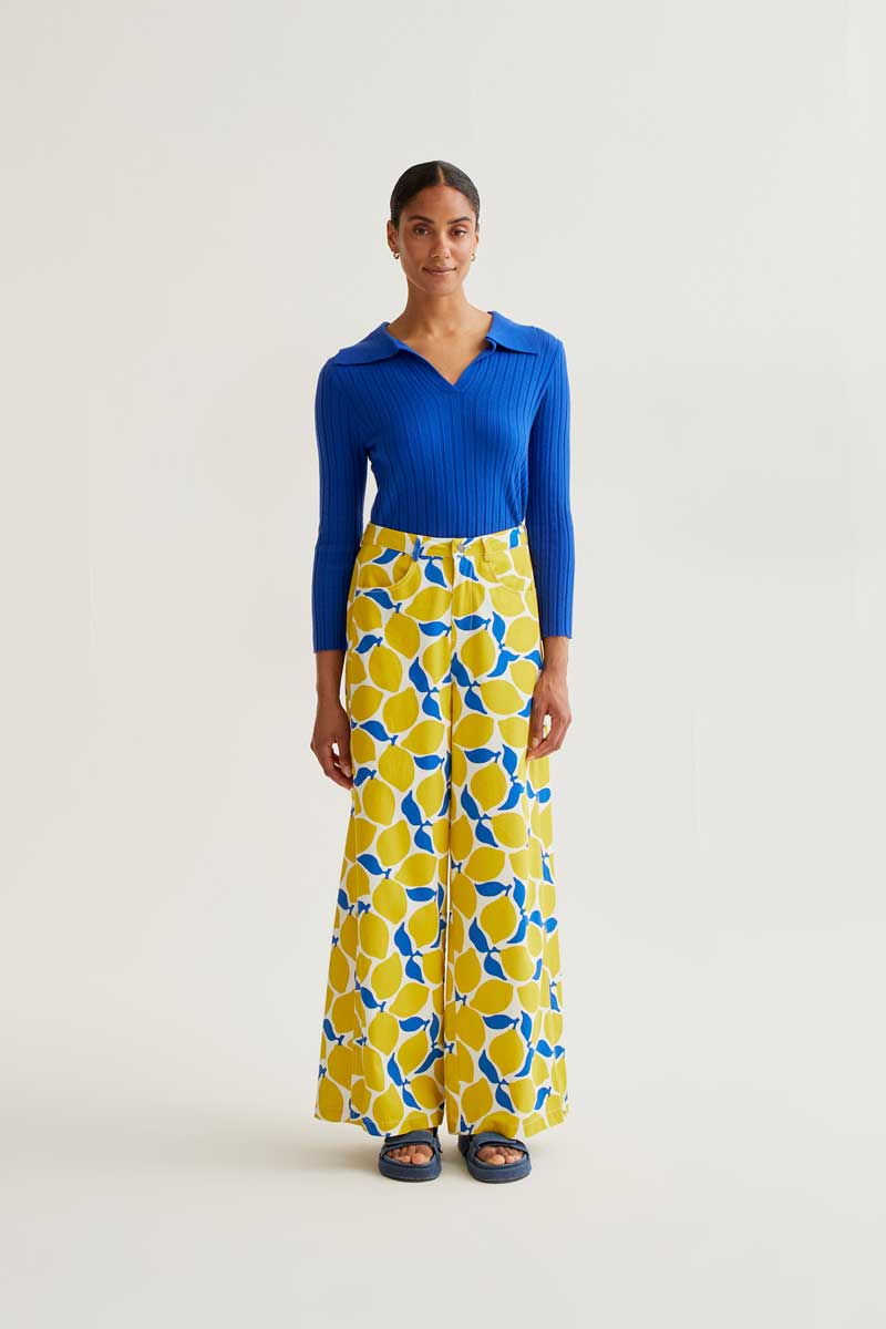 Trousers With Lemon Print