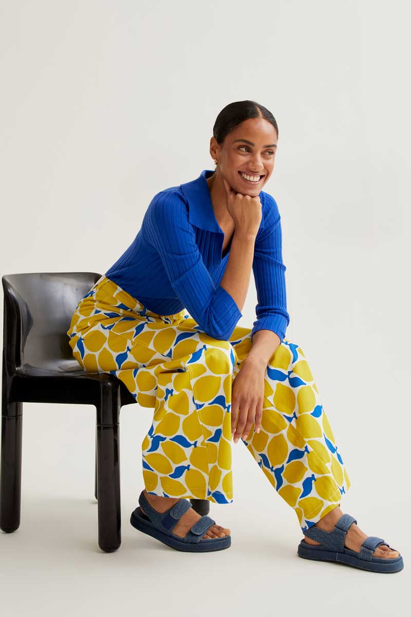 Trousers With Lemon Print