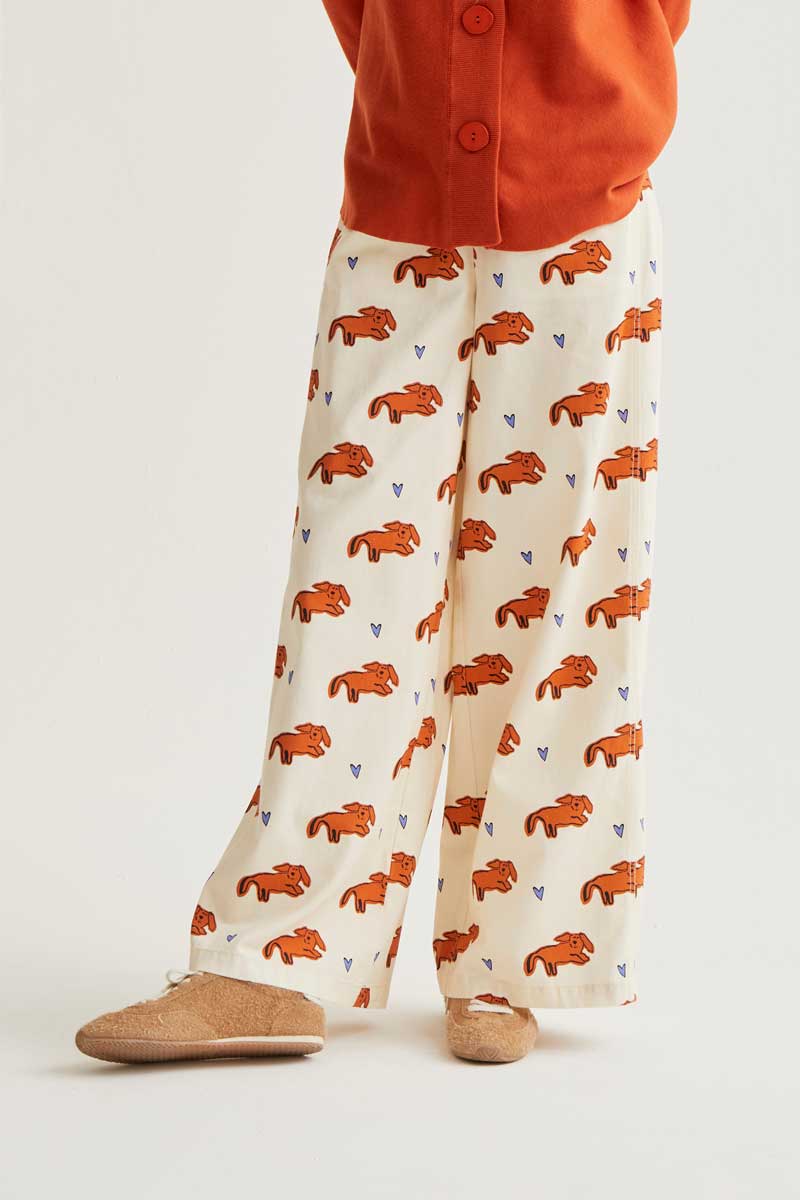 Trousers with Tochi Print