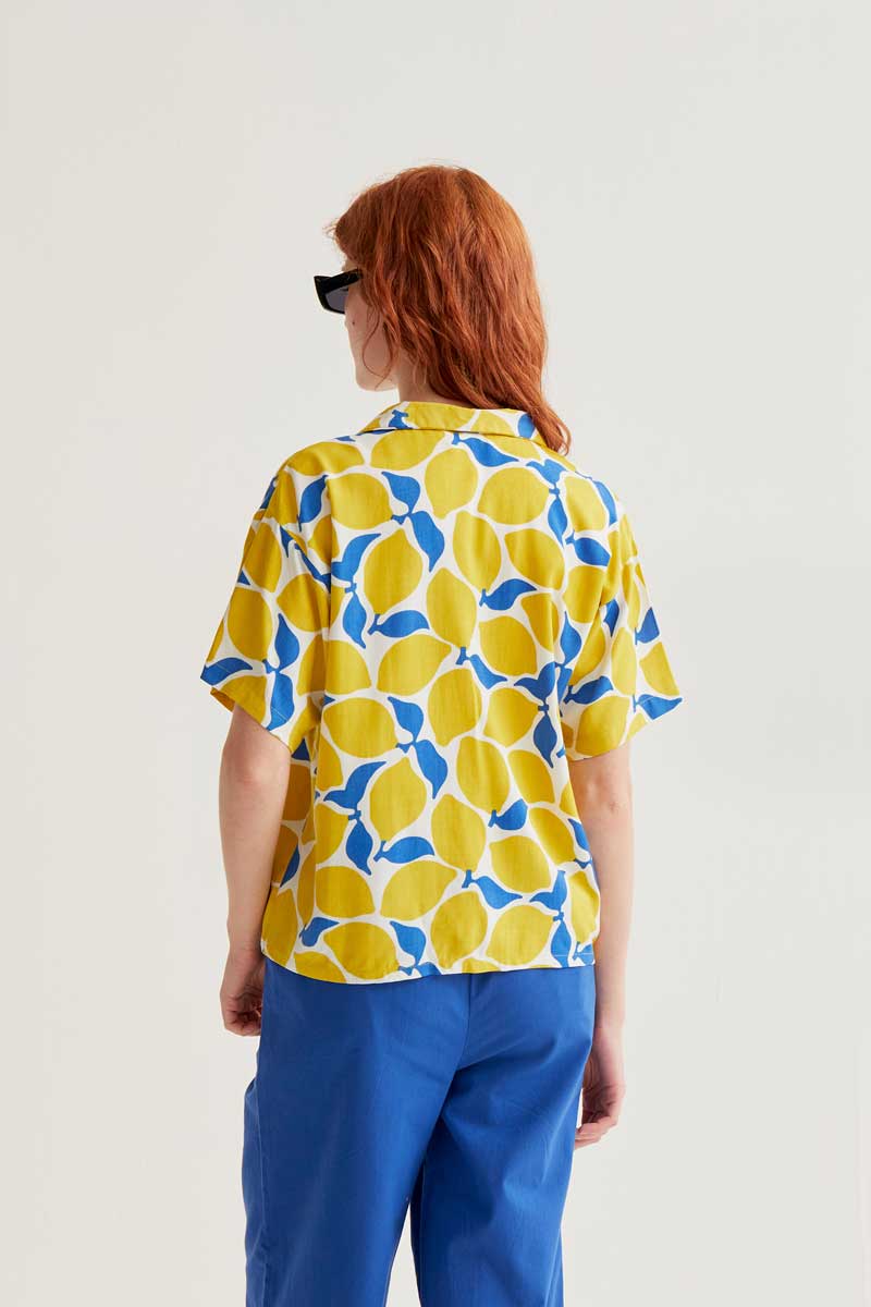 Lemon Print Shirt