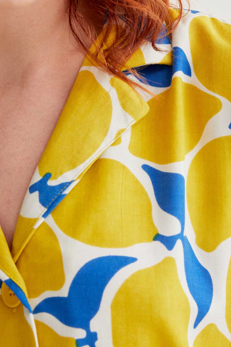 Lemon Print Shirt
