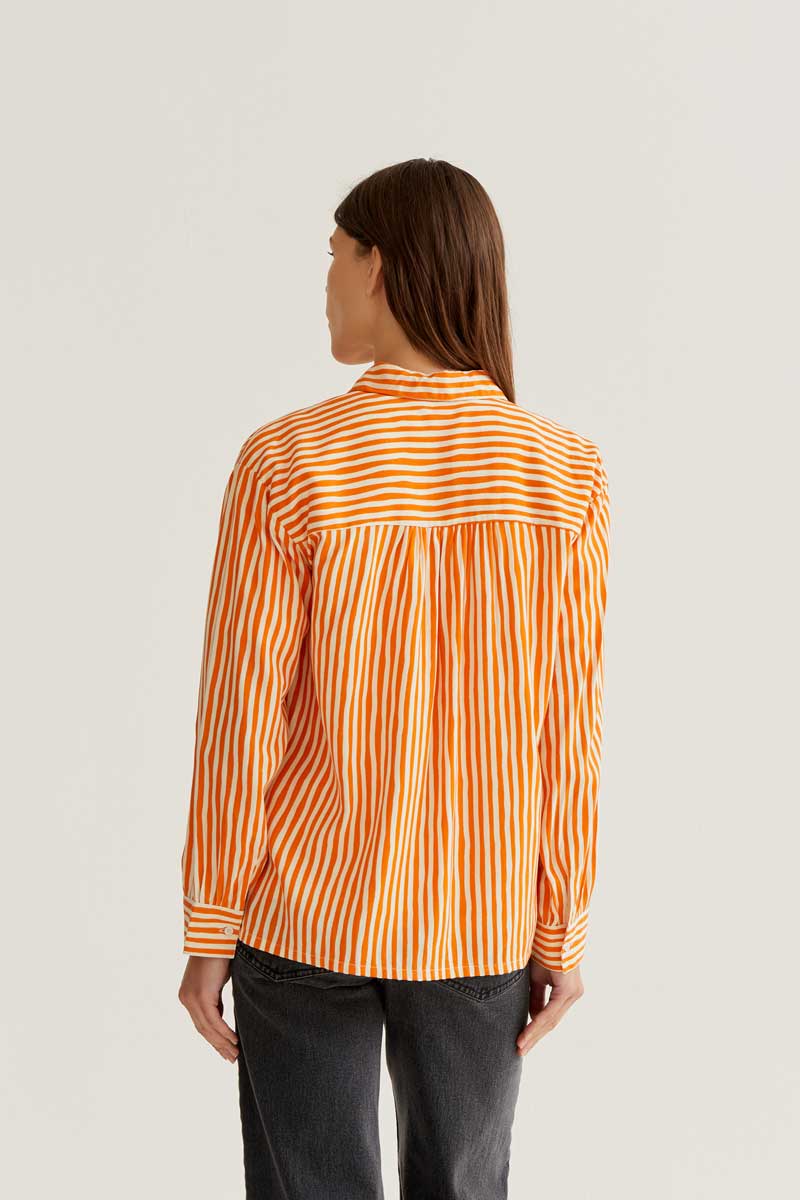 Striped Orange shirt