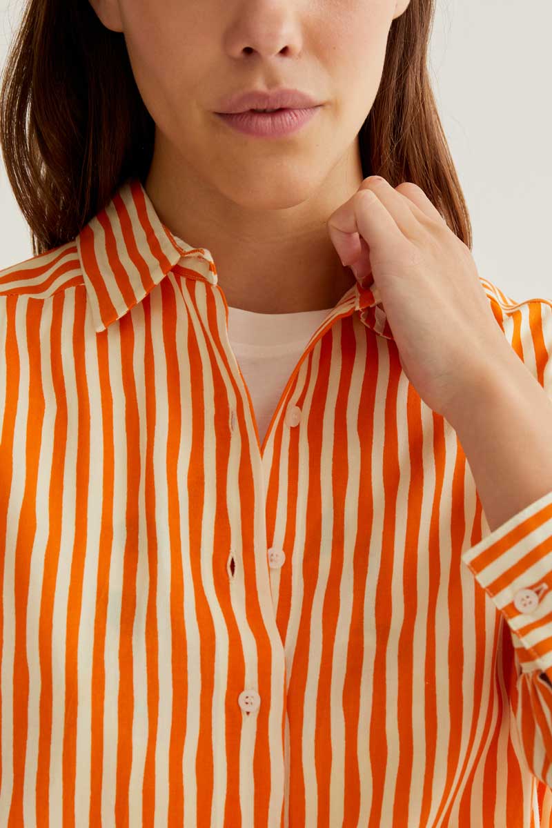 Striped Orange shirt