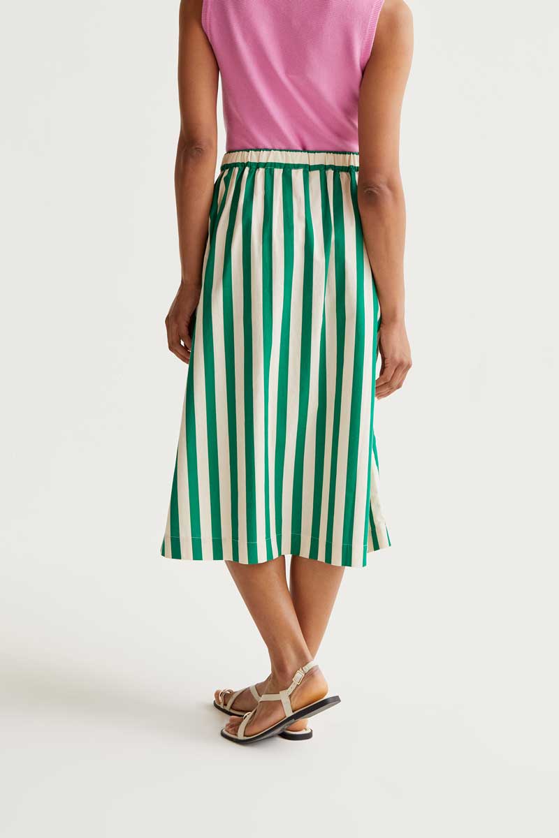 Green Stripe skirt