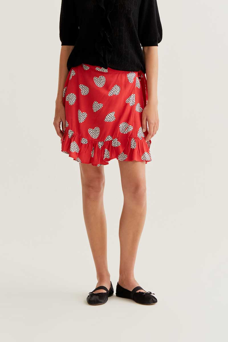 Mini Red Skirt